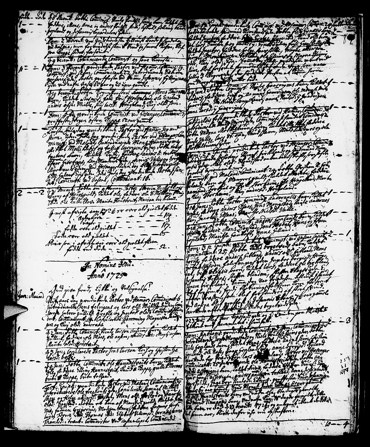 Hamre sokneprestembete, AV/SAB-A-75501/H/Ha/Haa/Haaa/L0003: Ministerialbok nr. A 3, 1708-1726, s. 84