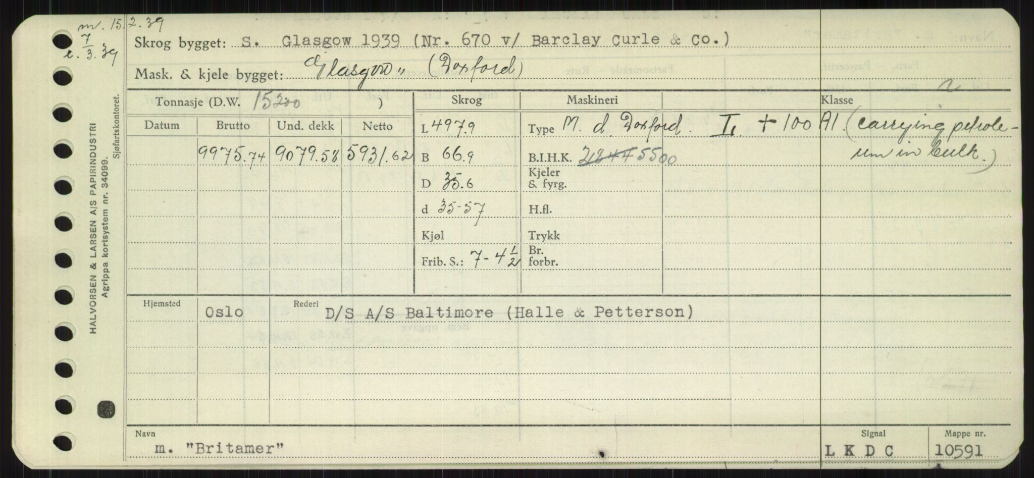 Sjøfartsdirektoratet med forløpere, Skipsmålingen, RA/S-1627/H/Hb/L0001: Fartøy, A-D, s. 383