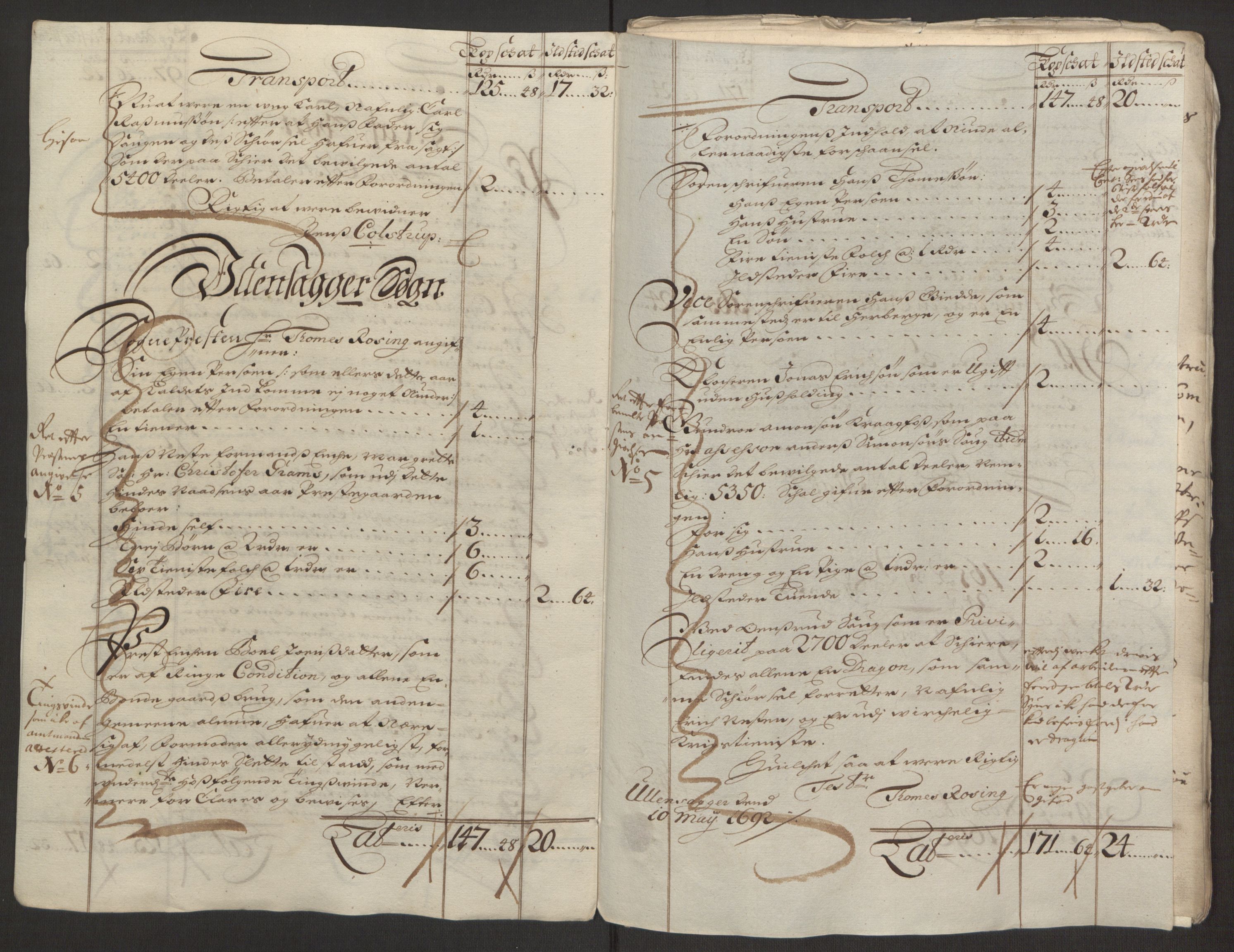 Rentekammeret inntil 1814, Reviderte regnskaper, Fogderegnskap, RA/EA-4092/R12/L0704: Fogderegnskap Øvre Romerike, 1692, s. 255