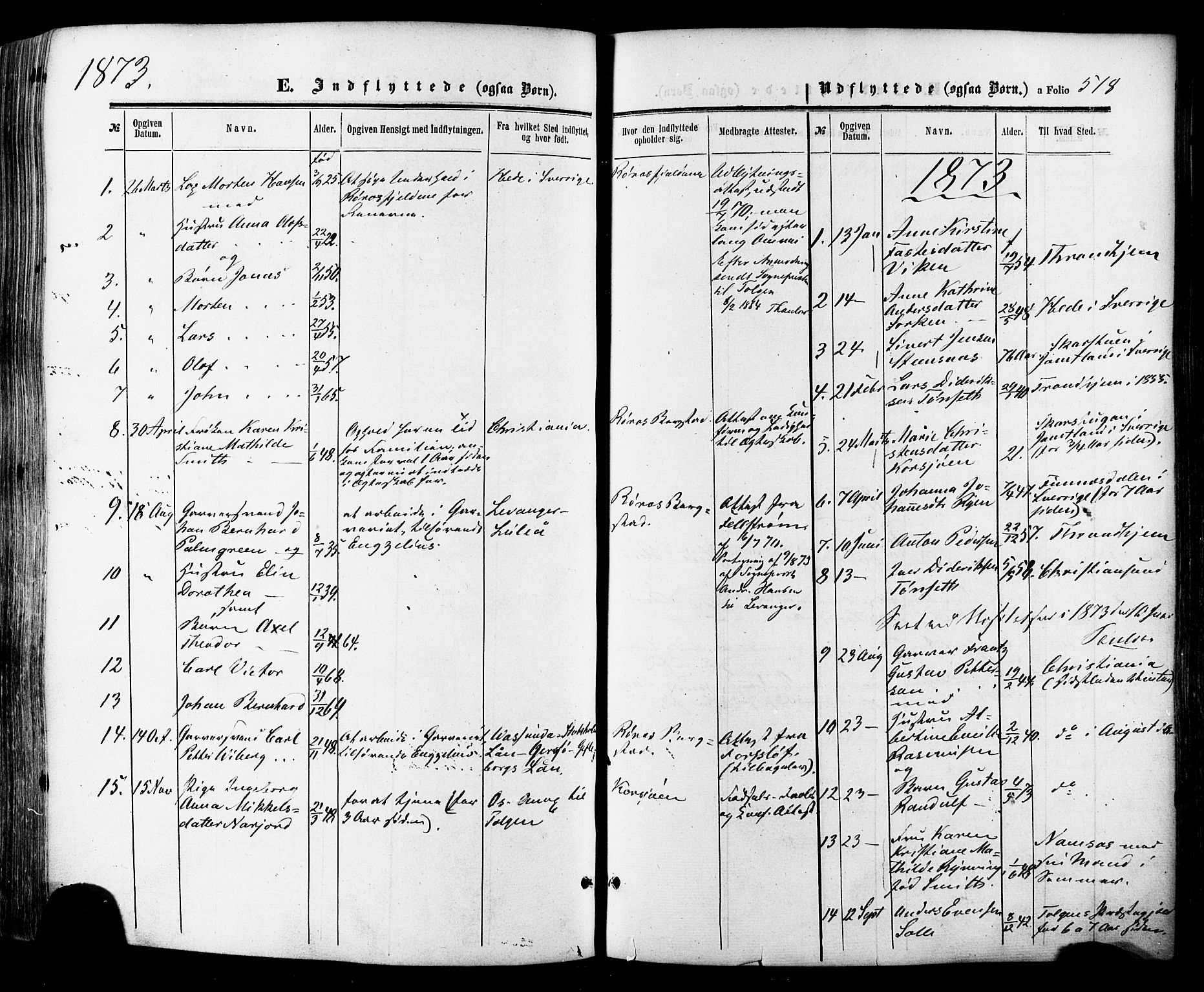 Ministerialprotokoller, klokkerbøker og fødselsregistre - Sør-Trøndelag, SAT/A-1456/681/L0932: Ministerialbok nr. 681A10, 1860-1878, s. 518