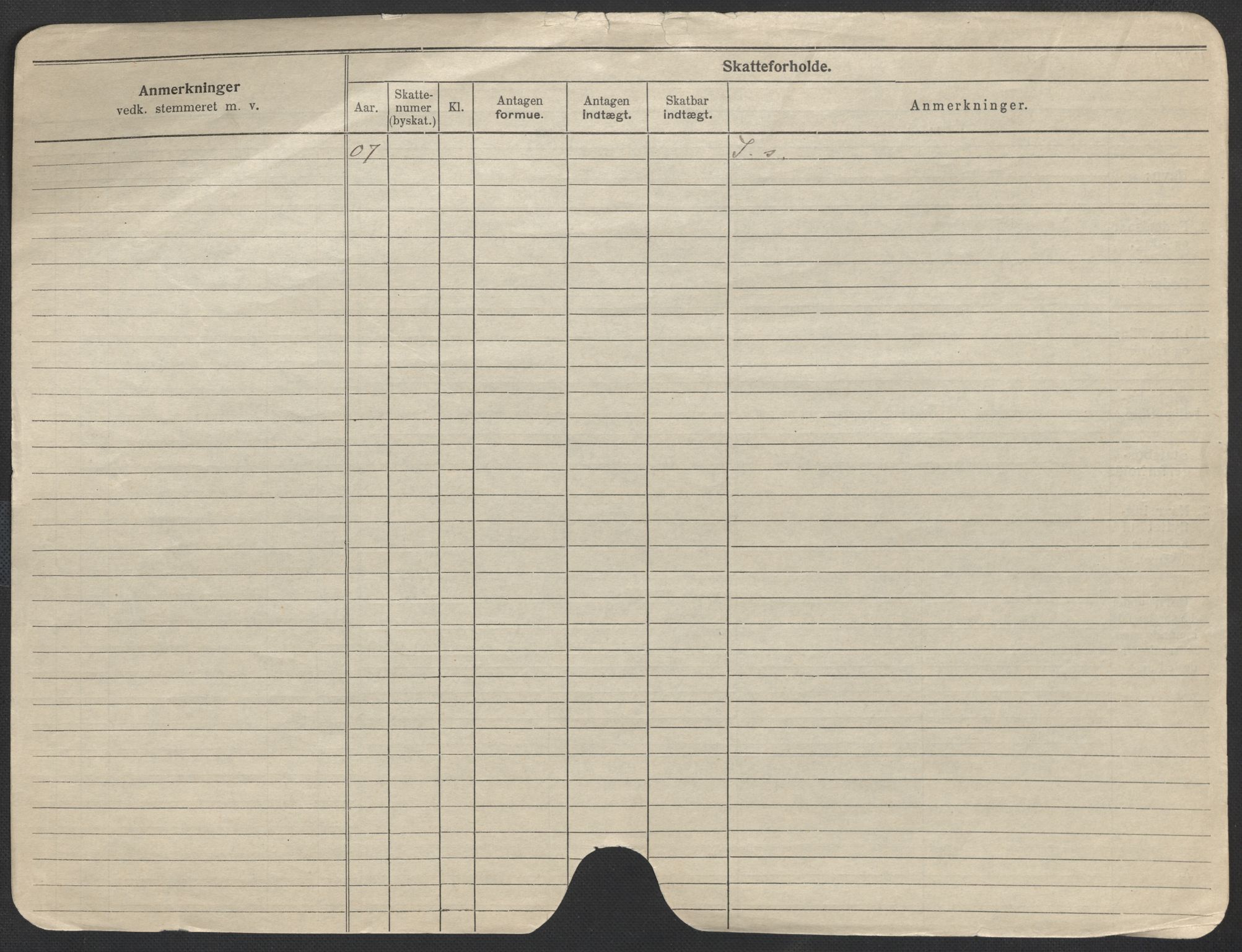 Oslo folkeregister, Registerkort, AV/SAO-A-11715/F/Fa/Fac/L0012: Kvinner, 1906-1914, s. 5b