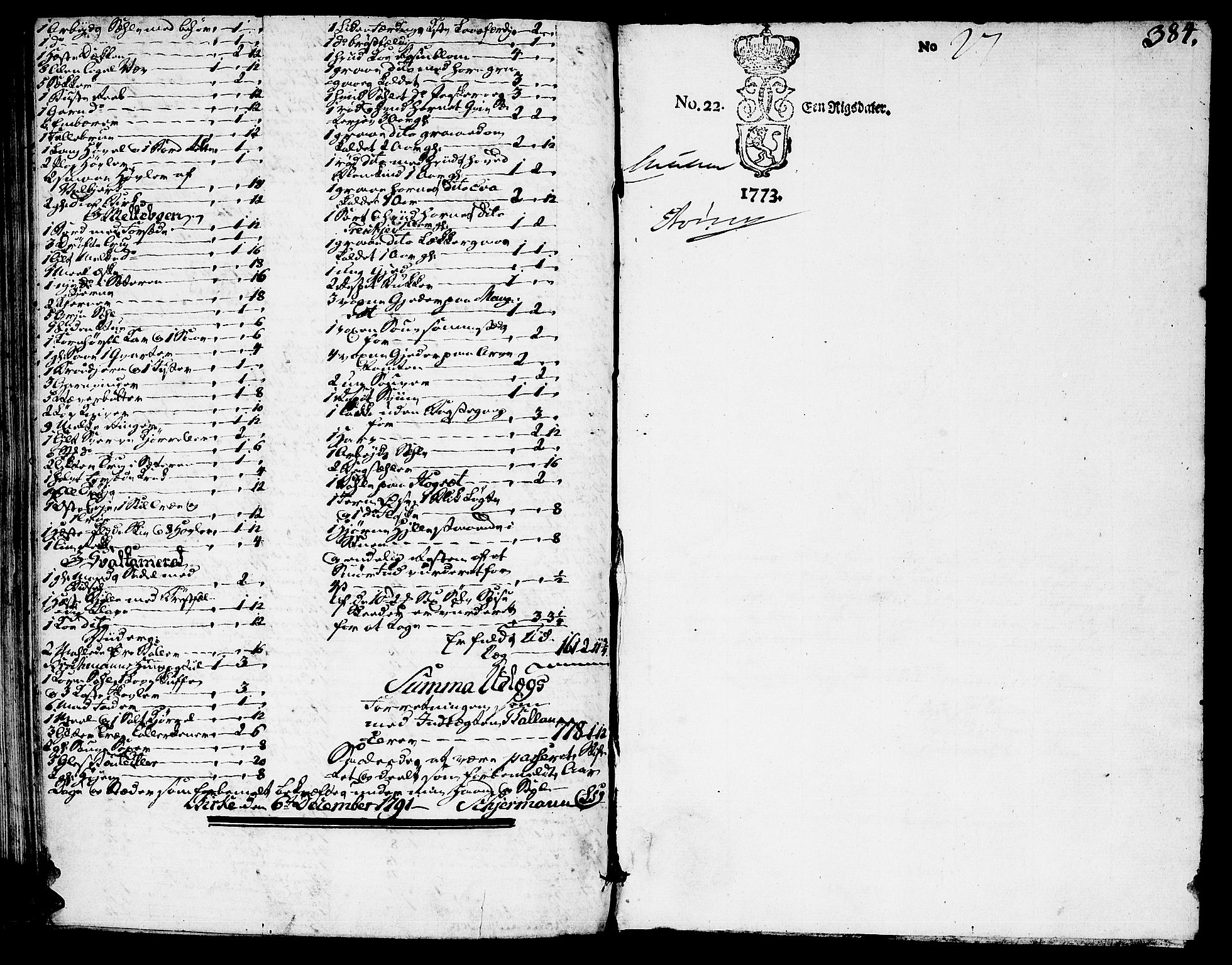 Solør og Odalen sorenskriveri, SAH/TING-026/J/Ja/L0004: Skifteprotokoll - Odalen, 1774-1791, s. 383b-384a