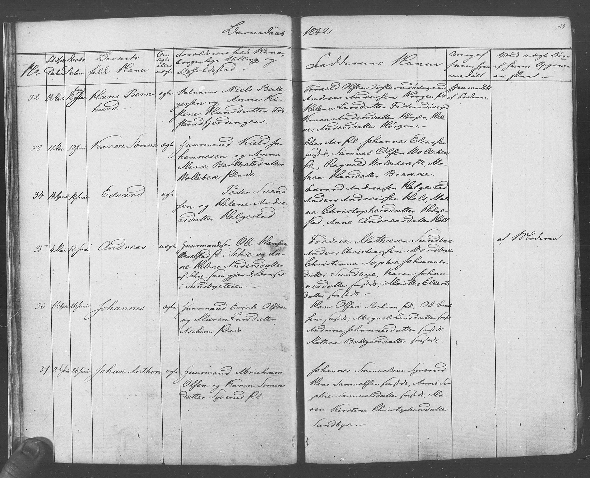 Ås prestekontor Kirkebøker, AV/SAO-A-10894/F/Fa/L0006: Ministerialbok nr. I 6, 1841-1853, s. 28-29