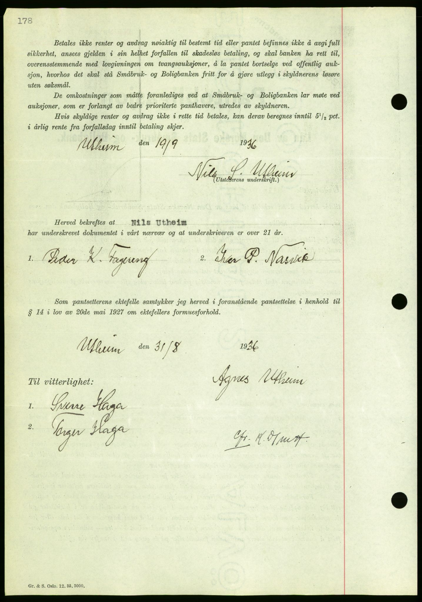 Nordmøre sorenskriveri, AV/SAT-A-4132/1/2/2Ca/L0090: Pantebok nr. B80, 1936-1937, Dagboknr: 2258/1936