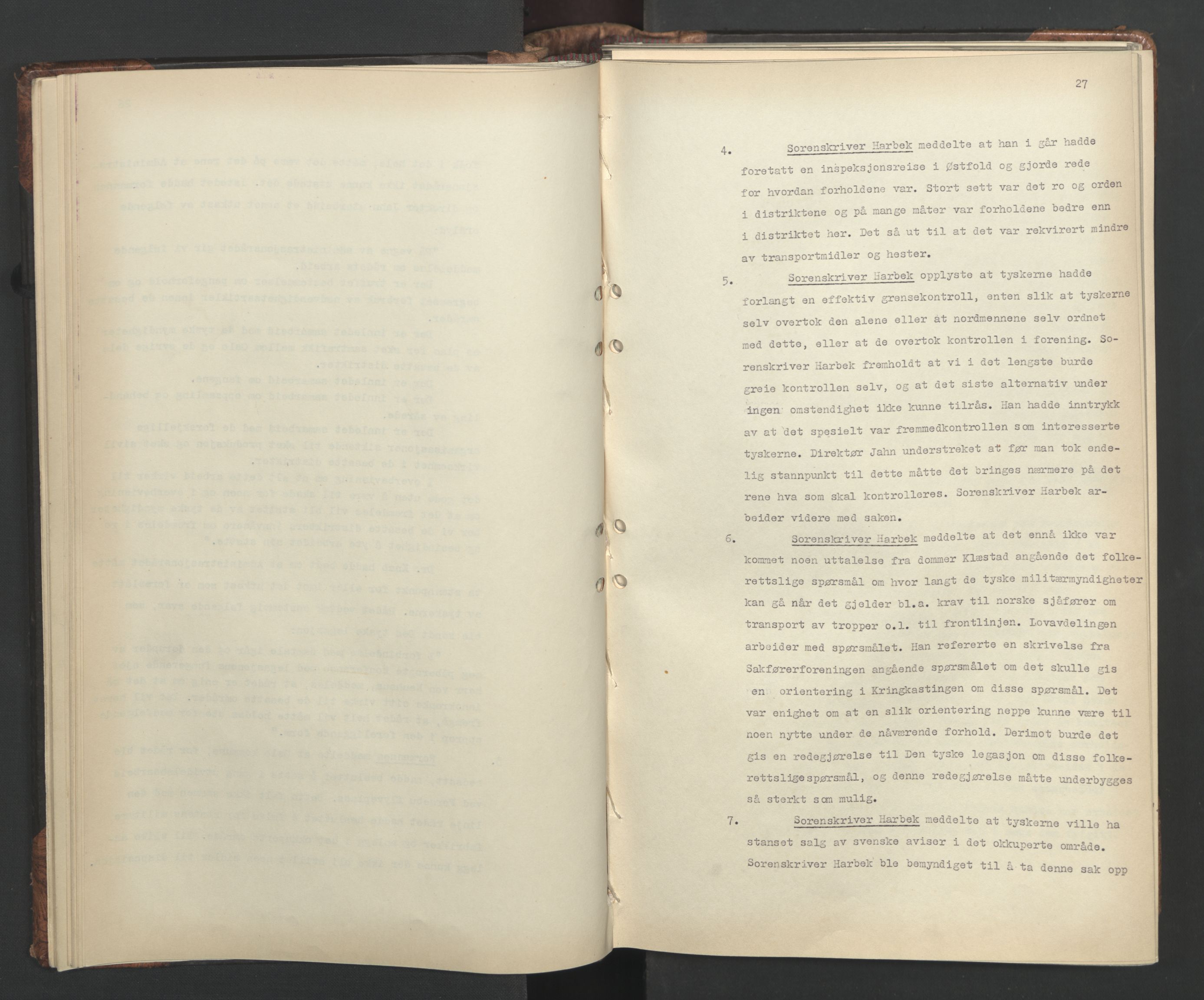 Administrasjonsrådet, AV/RA-S-1004/A/L0001: Møteprotokoll med tillegg 15/4-25/9, 1940, s. 27