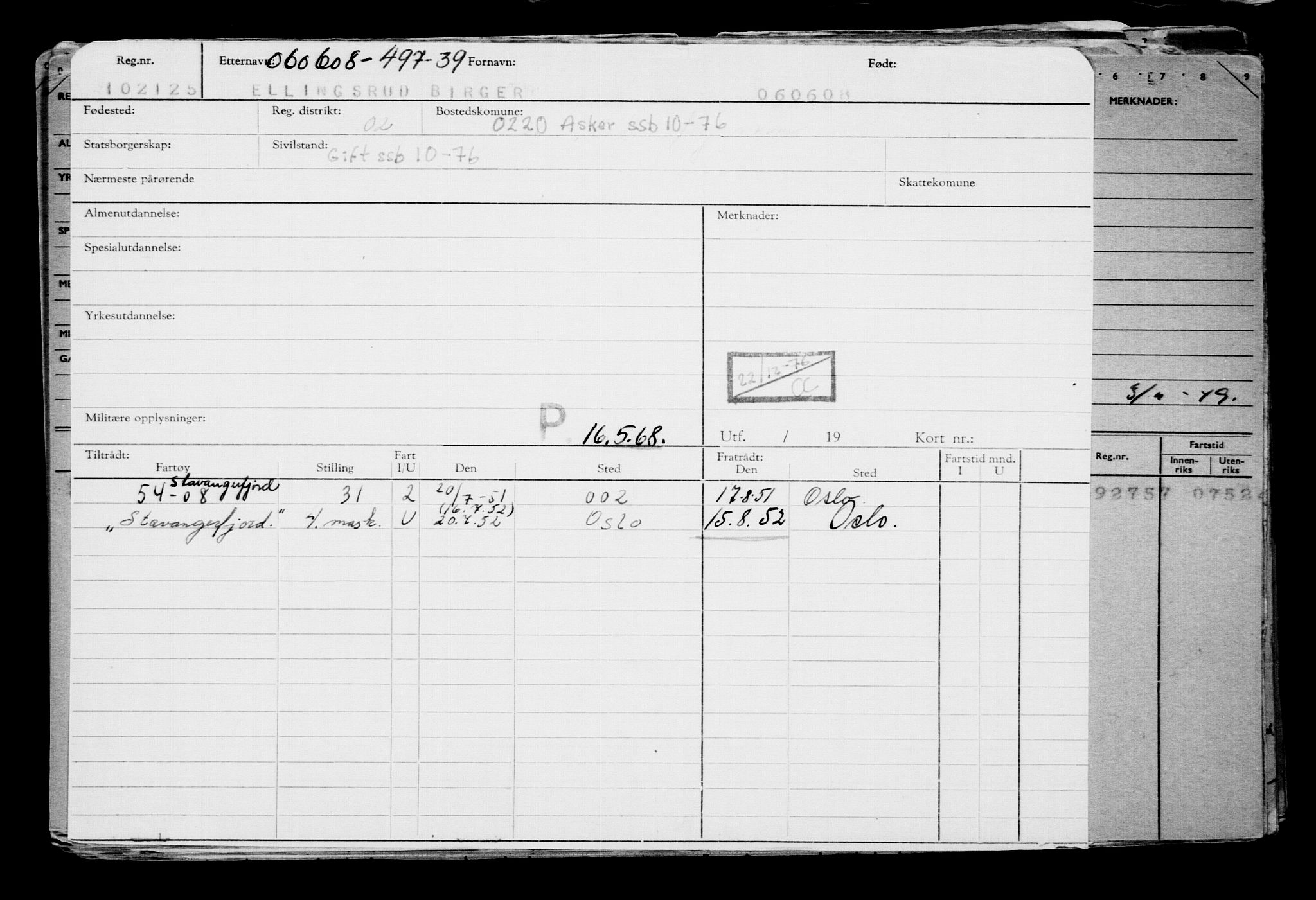 Direktoratet for sjømenn, AV/RA-S-3545/G/Gb/L0077: Hovedkort, 1908, s. 466