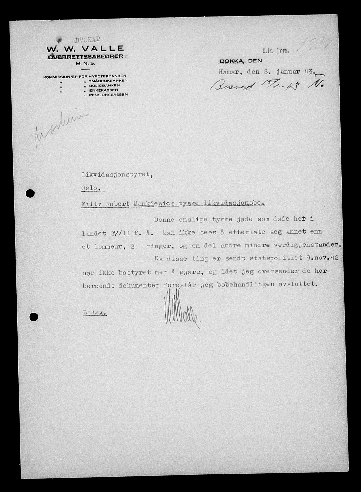 Justisdepartementet, Tilbakeføringskontoret for inndratte formuer, RA/S-1564/H/Hc/Hcd/L1003: --, 1945-1947, s. 194