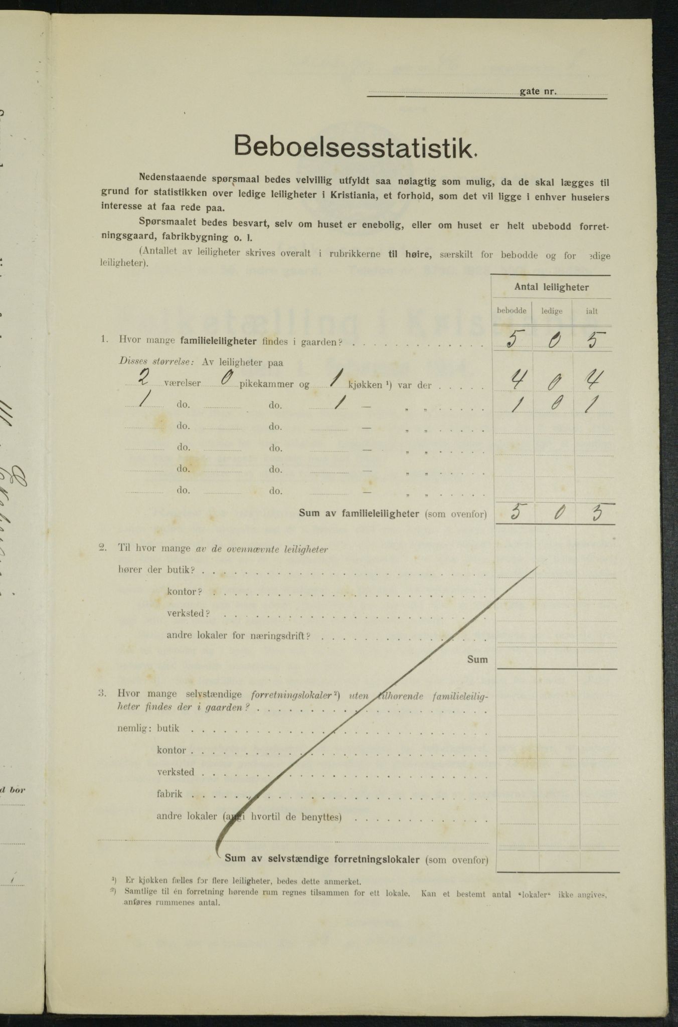 OBA, Kommunal folketelling 1.2.1914 for Kristiania, 1914, s. 20575