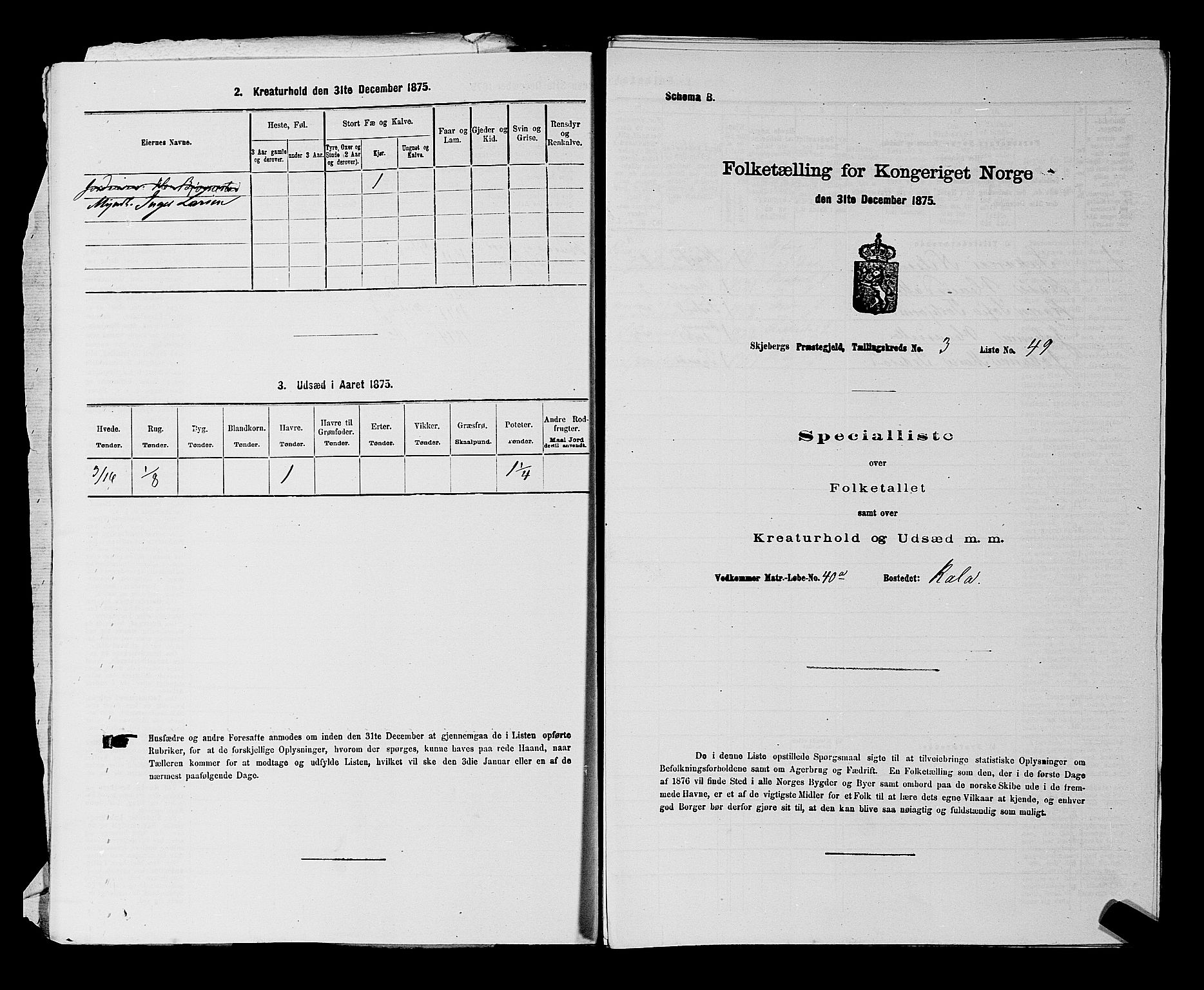 RA, Folketelling 1875 for 0115P Skjeberg prestegjeld, 1875, s. 558