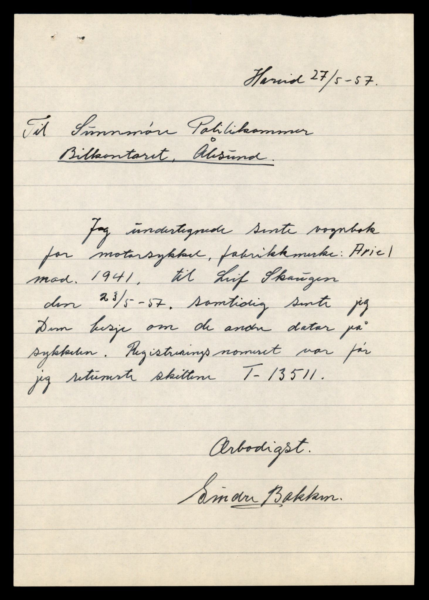 Møre og Romsdal vegkontor - Ålesund trafikkstasjon, AV/SAT-A-4099/F/Fe/L0039: Registreringskort for kjøretøy T 13361 - T 13530, 1927-1998, s. 2676