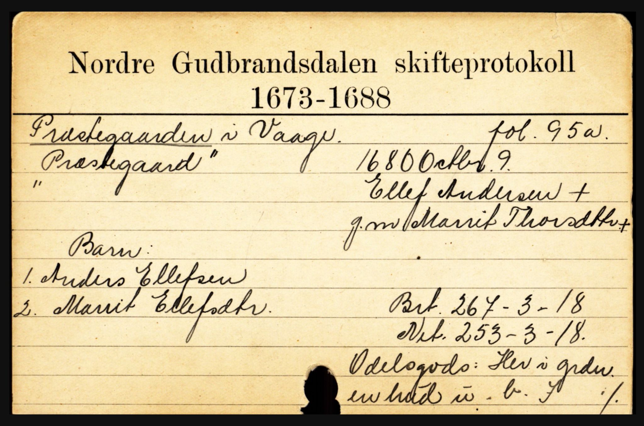 Nord-Gudbrandsdal tingrett, SAH/TING-002/J, 1658-1900, s. 10007