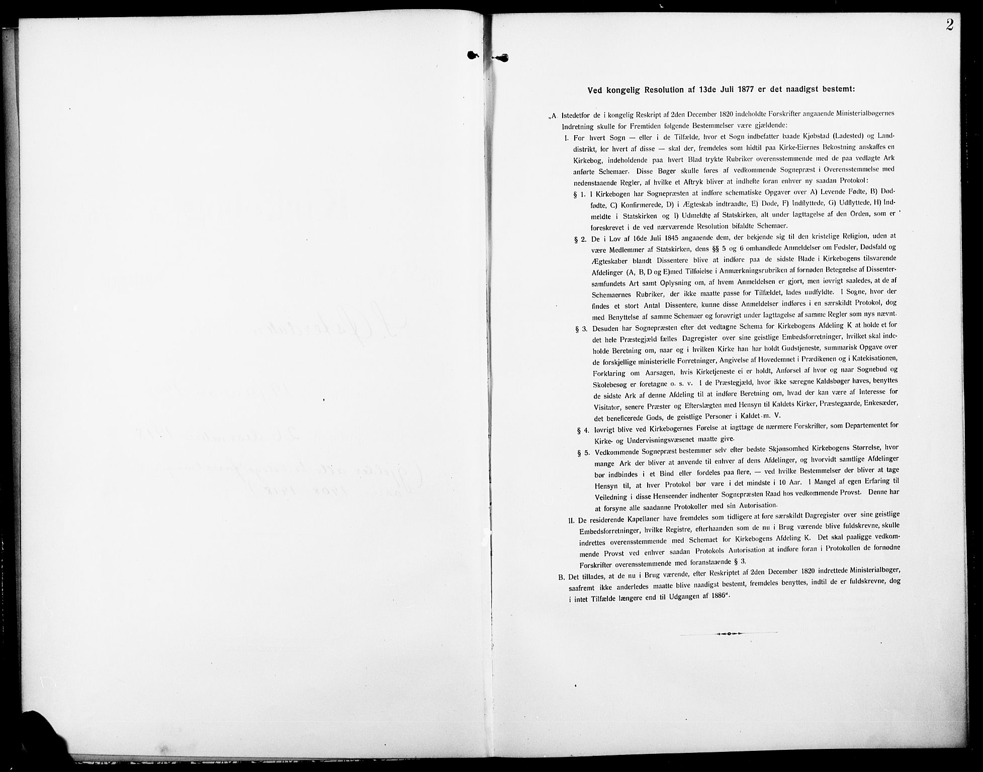 Elverum prestekontor, SAH/PREST-044/H/Ha/Hab/L0008: Klokkerbok nr. 8, 1908-1918, s. 2