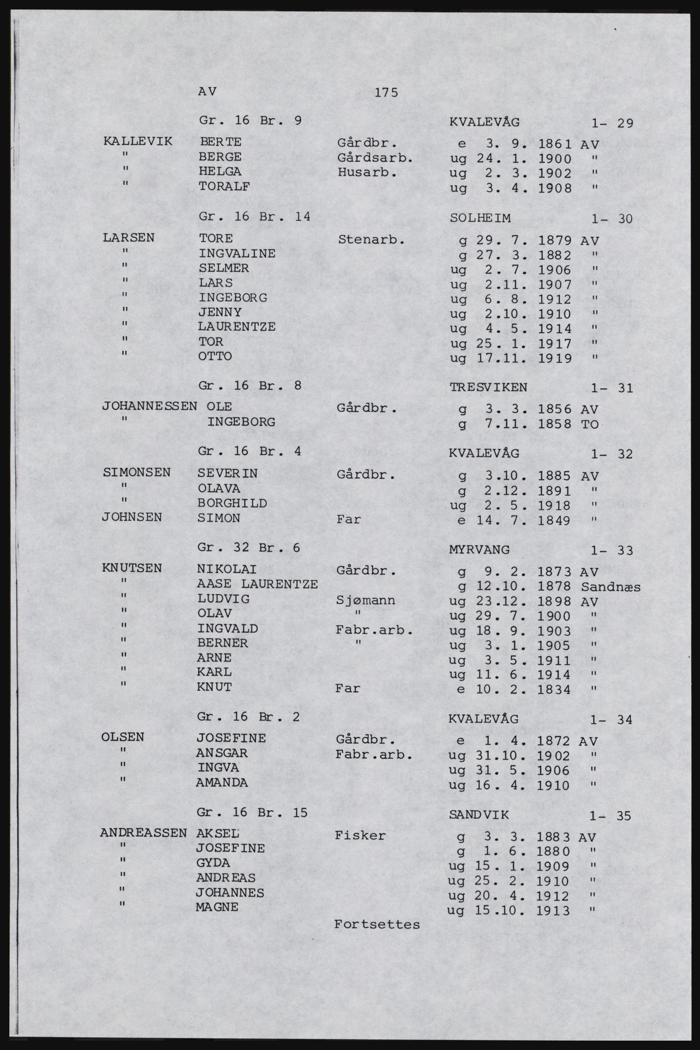SAST, Avskrift av folketellingen 1920 for Karmøy, 1920, s. 193