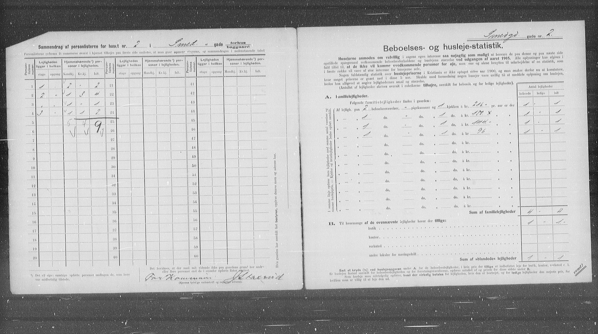 OBA, Kommunal folketelling 31.12.1905 for Kristiania kjøpstad, 1905, s. 50386