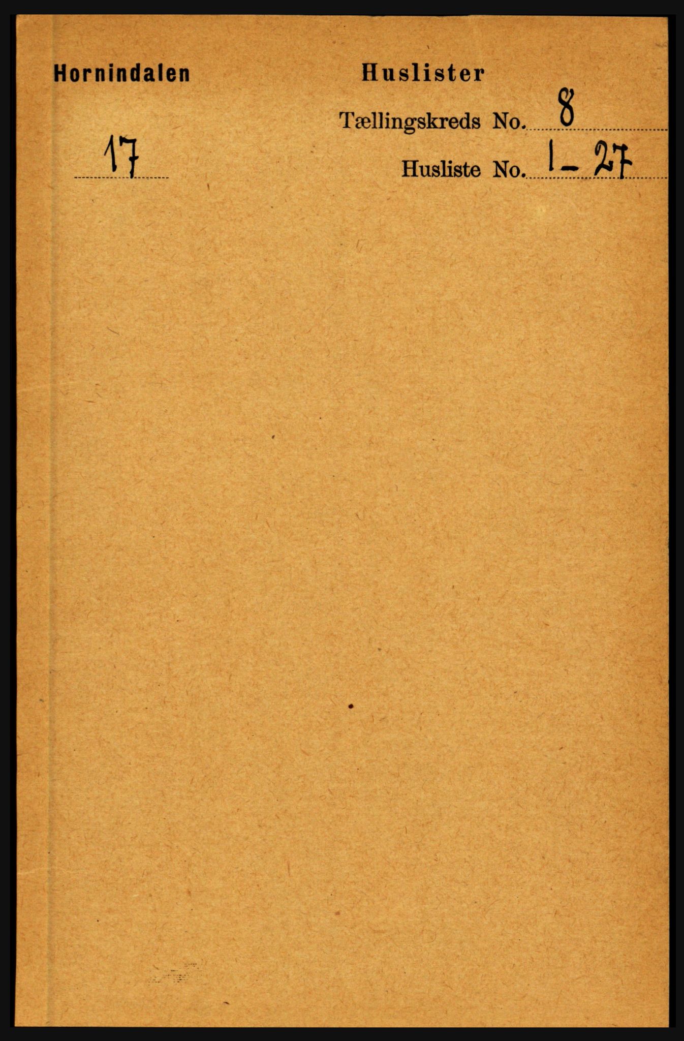 RA, Folketelling 1891 for 1444 Hornindal herred, 1891, s. 1866