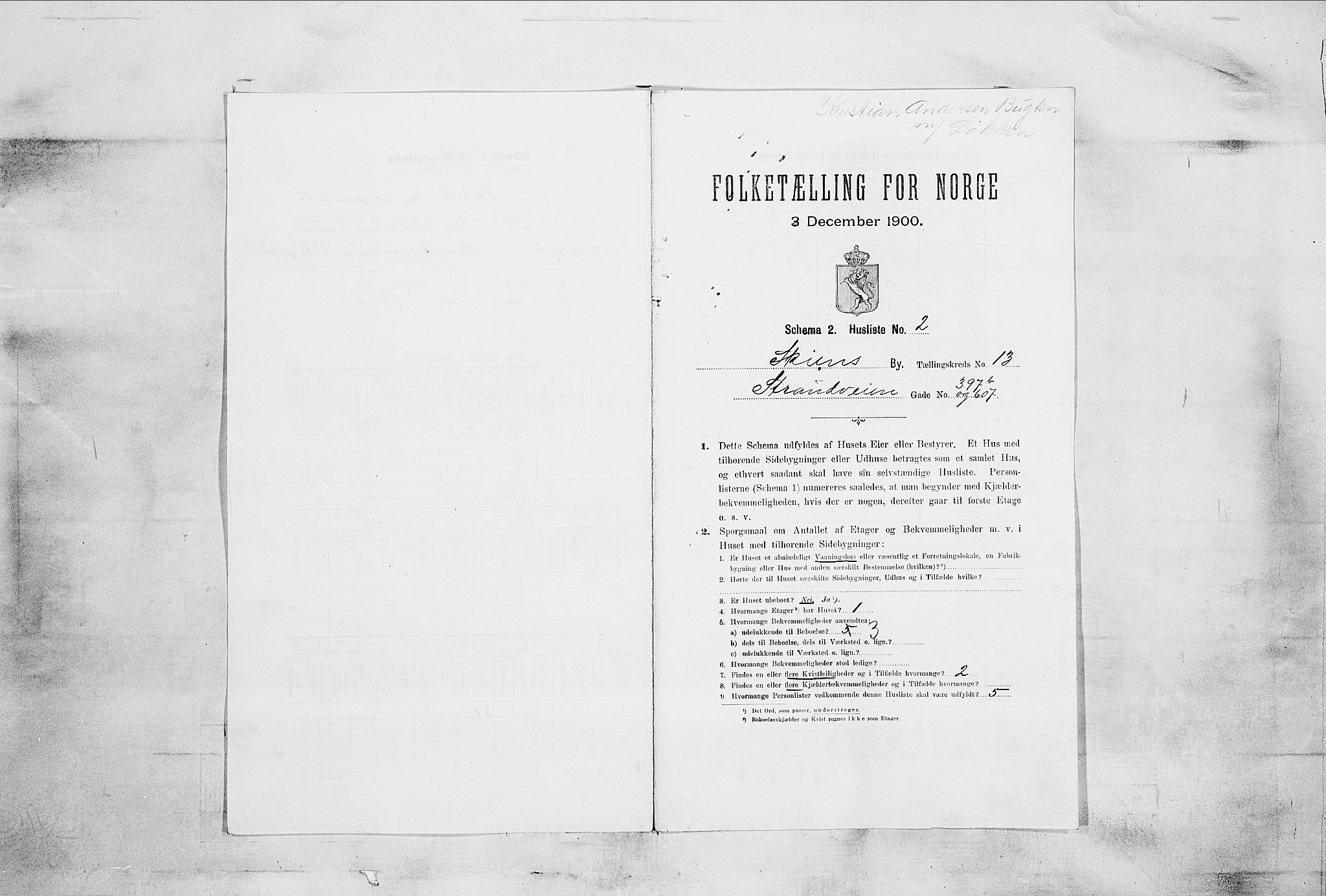 SAKO, Folketelling 1900 for 0806 Skien kjøpstad, 1900, s. 2112