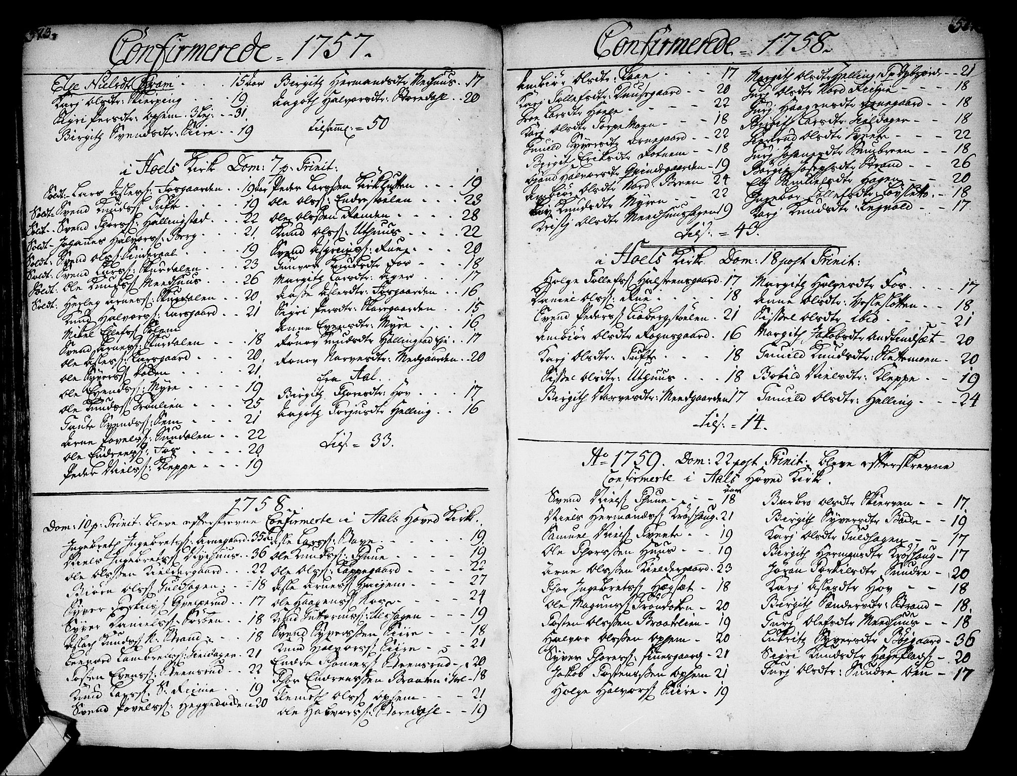 Ål kirkebøker, AV/SAKO-A-249/F/Fa/L0001: Ministerialbok nr. I 1, 1744-1769, s. 513-514