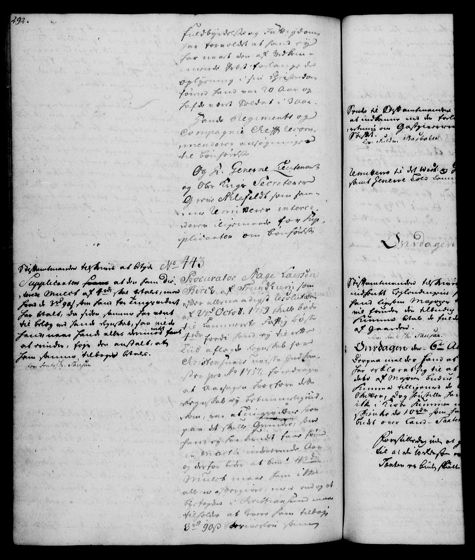 Rentekammeret, Kammerkanselliet, RA/EA-3111/G/Gh/Gha/L0035: Norsk ekstraktmemorialprotokoll (merket RK 53.80), 1759-1771, s. 292