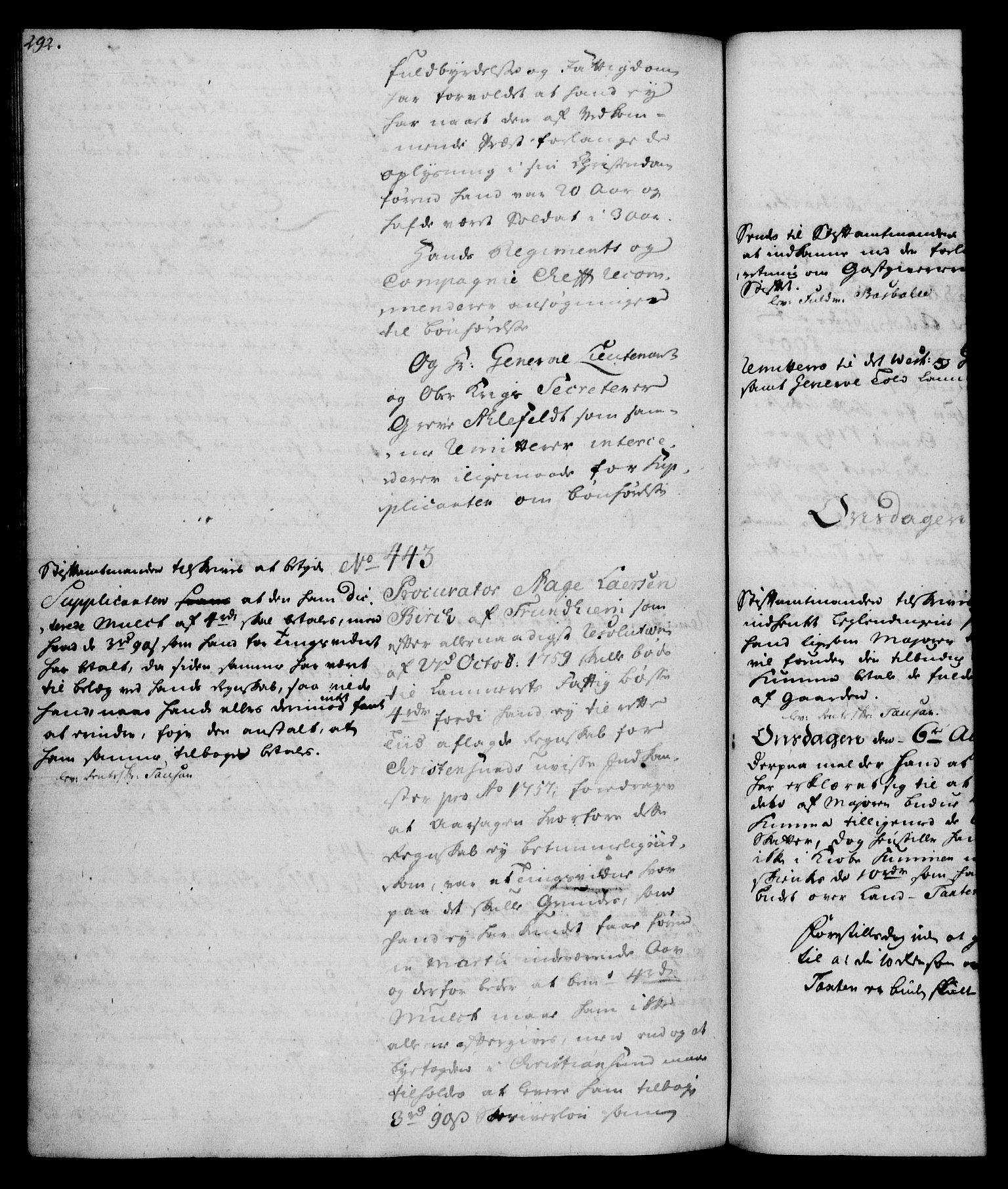 Rentekammeret, Kammerkanselliet, AV/RA-EA-3111/G/Gh/Gha/L0035: Norsk ekstraktmemorialprotokoll (merket RK 53.80), 1759-1771, s. 292