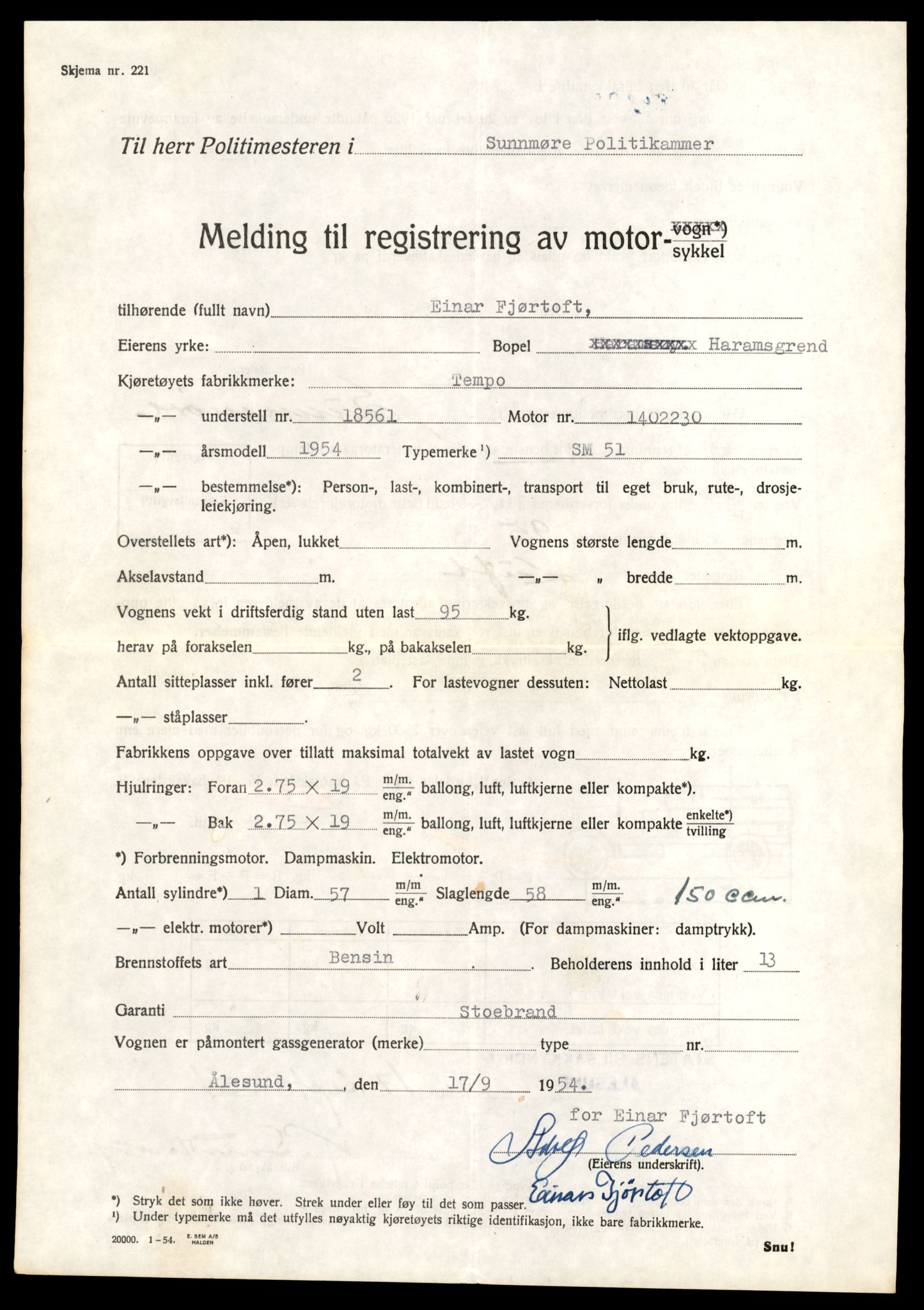 Møre og Romsdal vegkontor - Ålesund trafikkstasjon, AV/SAT-A-4099/F/Fe/L0038: Registreringskort for kjøretøy T 13180 - T 13360, 1927-1998, s. 965