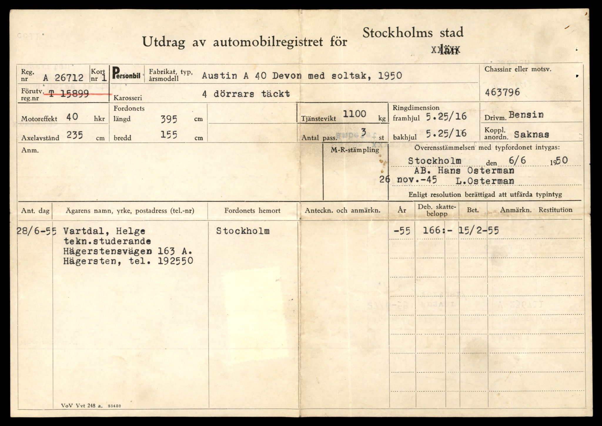 Møre og Romsdal vegkontor - Ålesund trafikkstasjon, AV/SAT-A-4099/F/Fe/L0049: Registreringskort for kjøretøy T 14864 - T 18613, 1927-1998, s. 1875