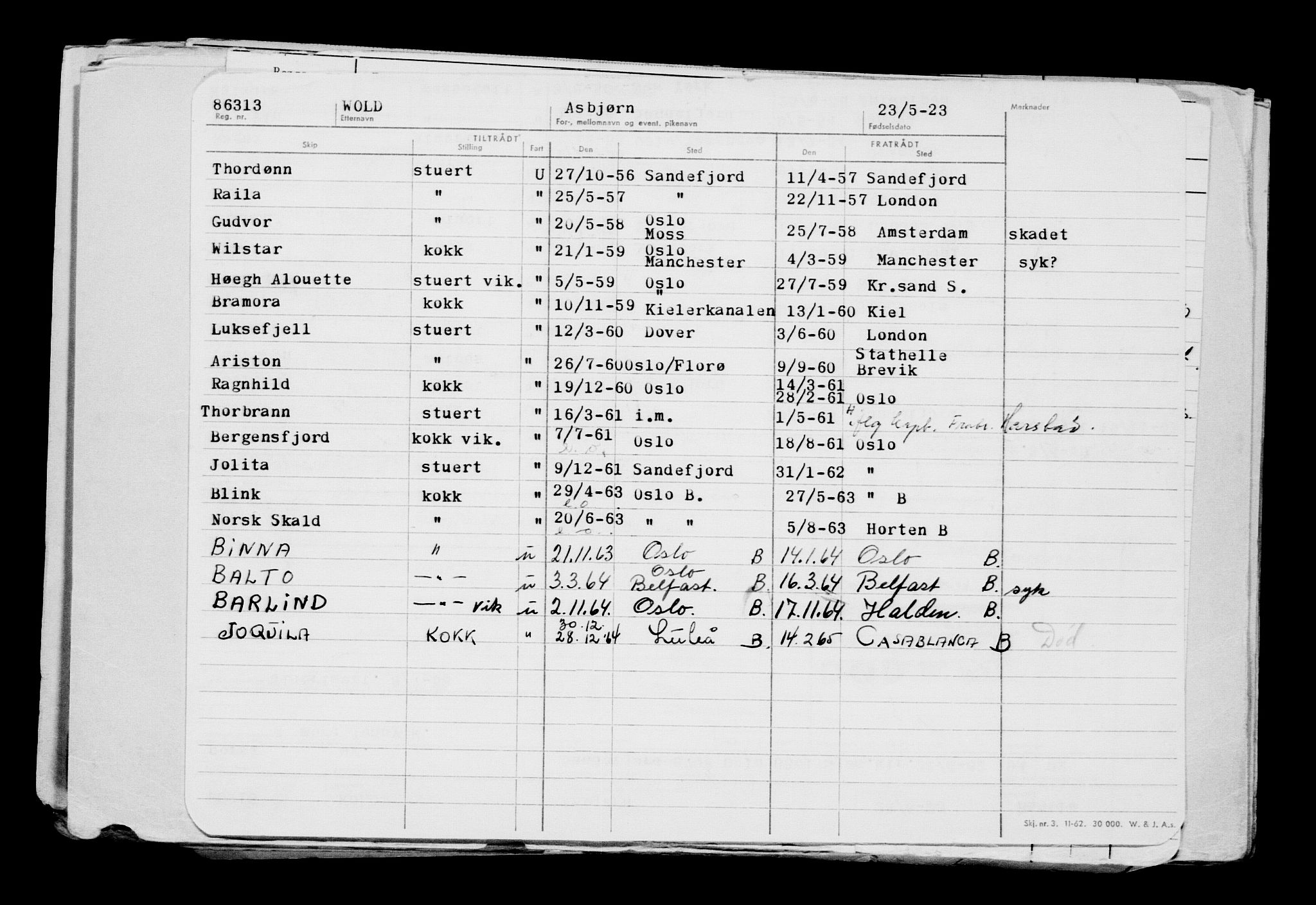 Direktoratet for sjømenn, AV/RA-S-3545/G/Gb/L0219: Hovedkort, 1923, s. 382