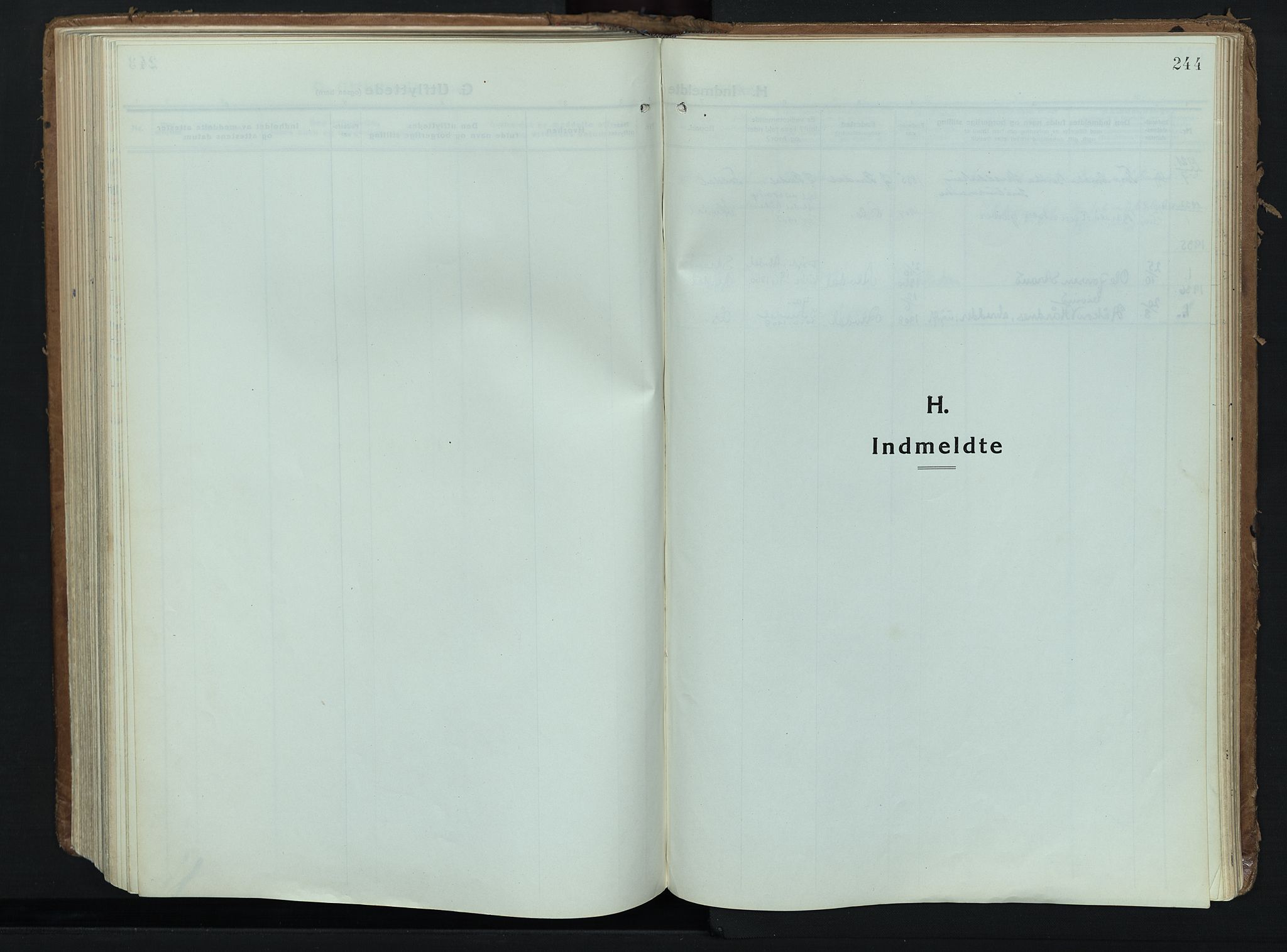 Alvdal prestekontor, SAH/PREST-060/H/Ha/Haa/L0006: Ministerialbok nr. 6, 1920-1937, s. 244