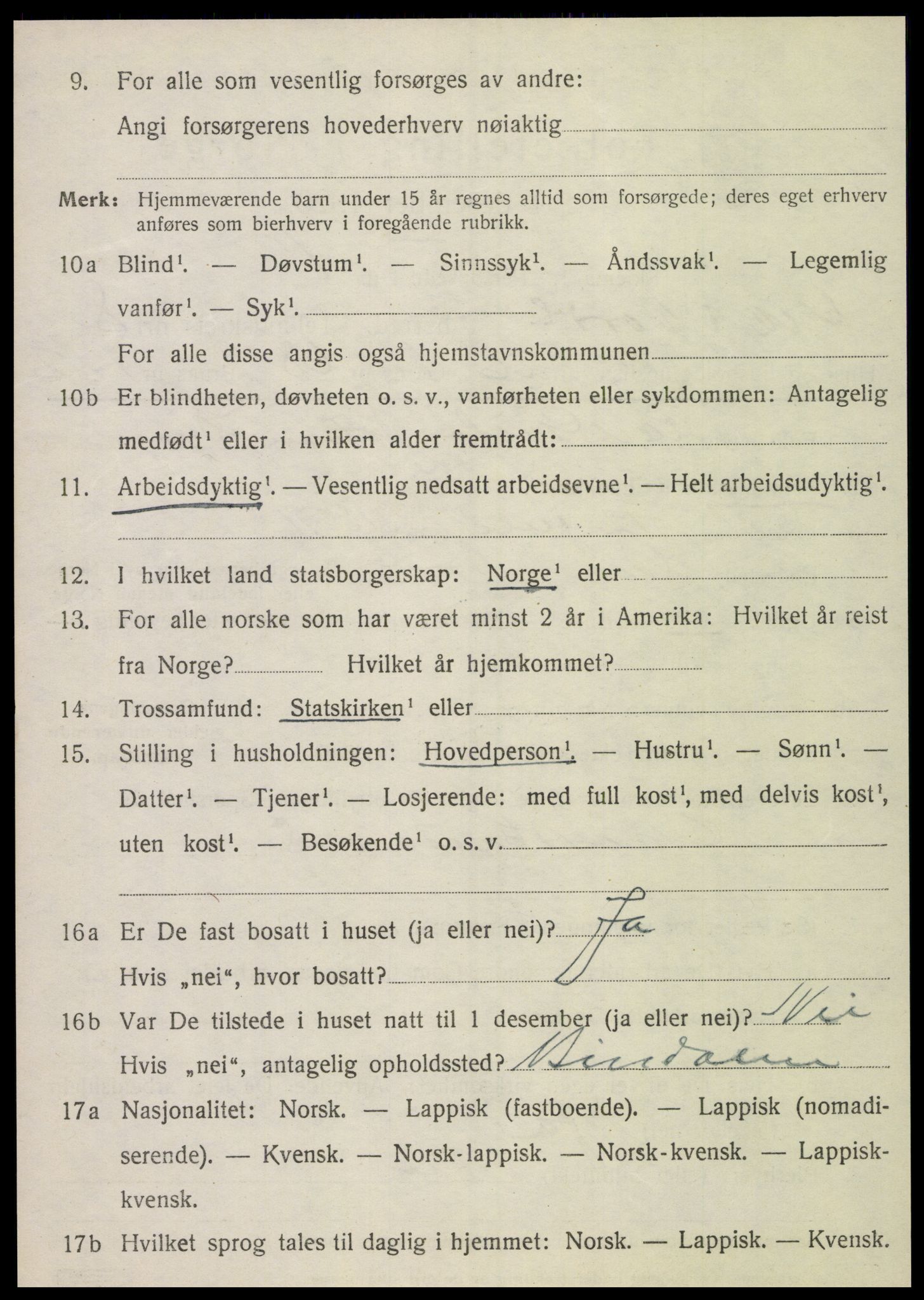 SAT, Folketelling 1920 for 1812 Vik herred, 1920, s. 5528