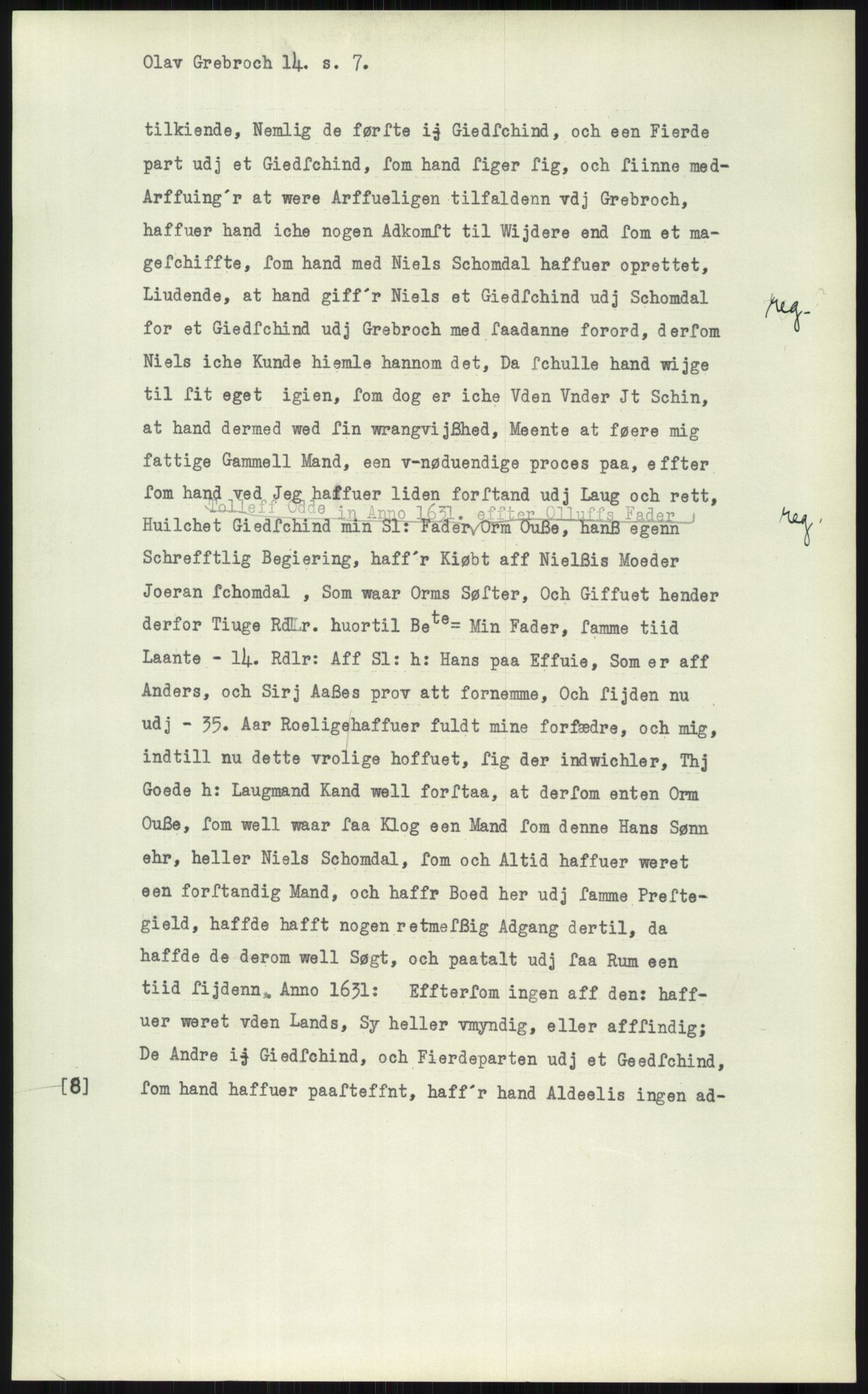 Samlinger til kildeutgivelse, Diplomavskriftsamlingen, AV/RA-EA-4053/H/Ha, s. 1546