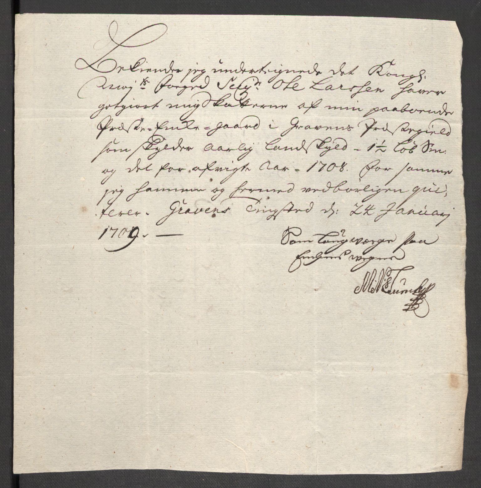 Rentekammeret inntil 1814, Reviderte regnskaper, Fogderegnskap, AV/RA-EA-4092/R48/L2985: Fogderegnskap Sunnhordland og Hardanger, 1708, s. 295