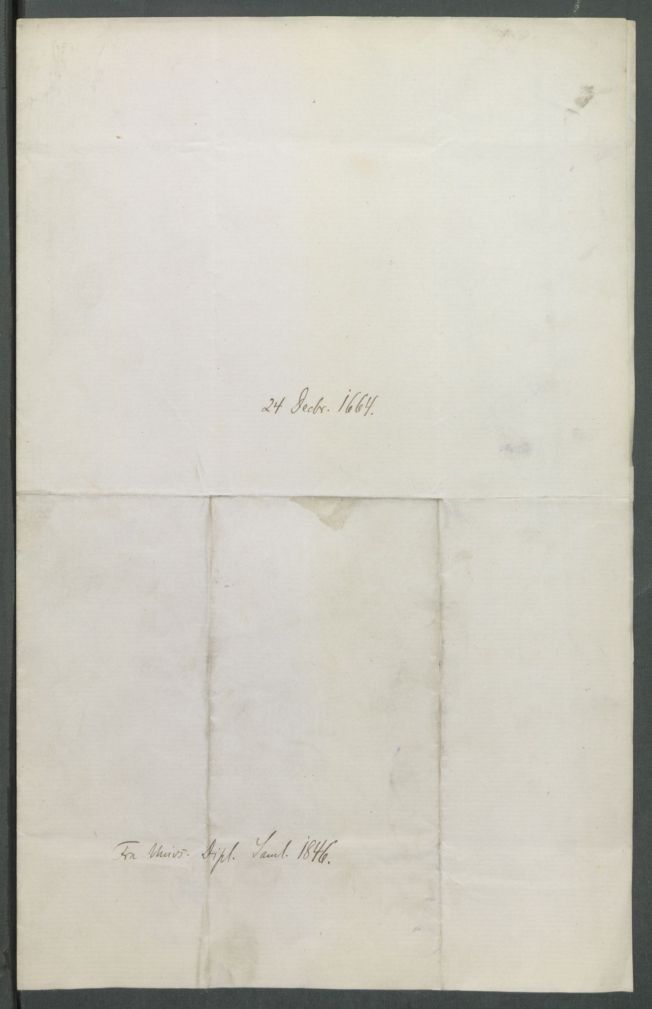 Riksarkivets diplomsamling, AV/RA-EA-5965/F02/L0170: Dokumenter, 1664-1666, s. 94