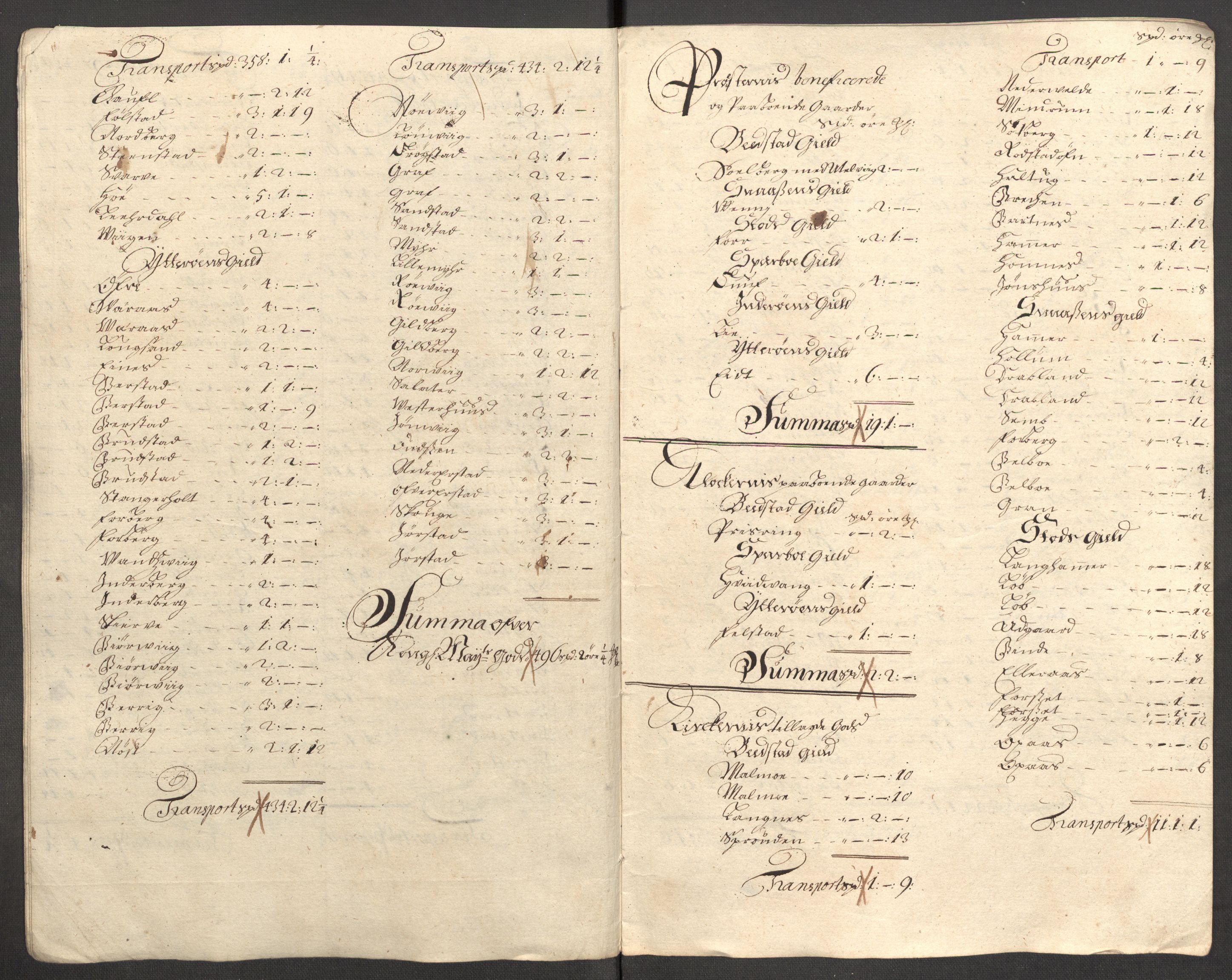 Rentekammeret inntil 1814, Reviderte regnskaper, Fogderegnskap, RA/EA-4092/R63/L4315: Fogderegnskap Inderøy, 1706-1707, s. 480