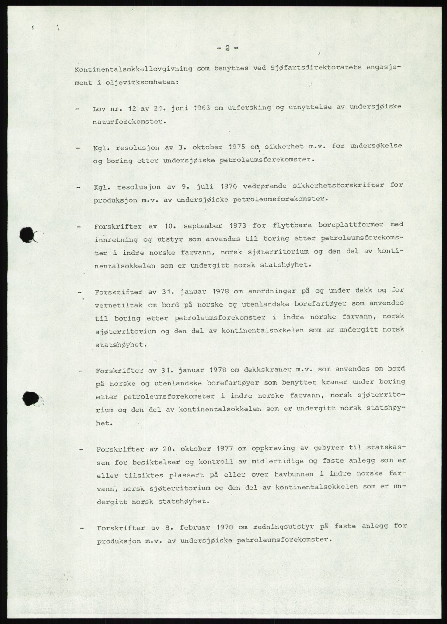 Justisdepartementet, Granskningskommisjonen ved Alexander Kielland-ulykken 27.3.1980, AV/RA-S-1165/D/L0012: H Sjøfartsdirektoratet/Skipskontrollen (Doku.liste + H1-H11, H13, H16-H22 av 52), 1980-1981, s. 17
