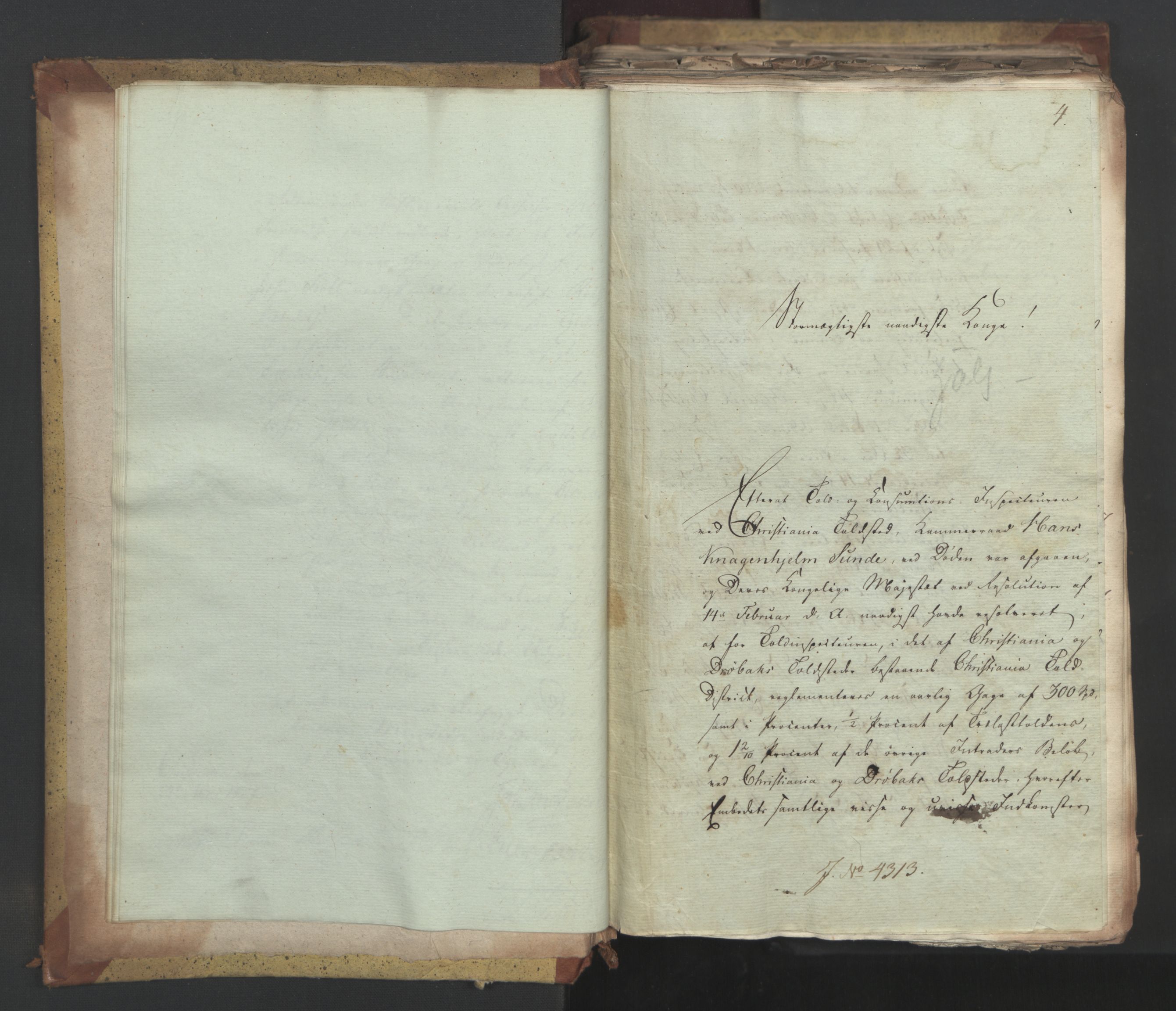 Statsrådsavdelingen i Stockholm, AV/RA-S-1003/D/Da/L0051: Regjeringsinnstillinger nr. 4310-4565, 1827, s. 14