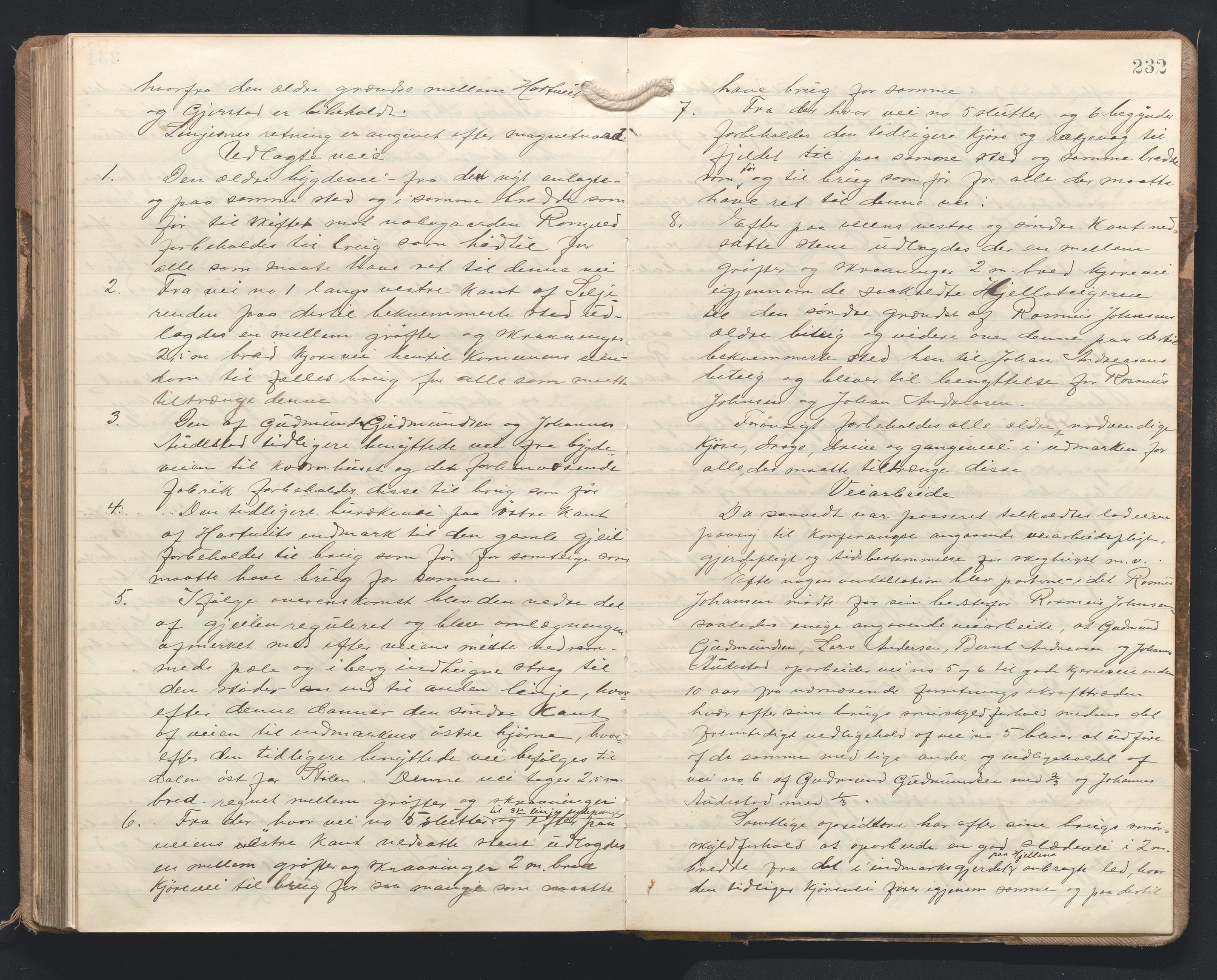 Hordaland jordskiftedøme - I Nordhordland jordskiftedistrikt, AV/SAB-A-6801/A/Aa/L0020: Forhandlingsprotokoll, 1913-1919, s. 231b-232a
