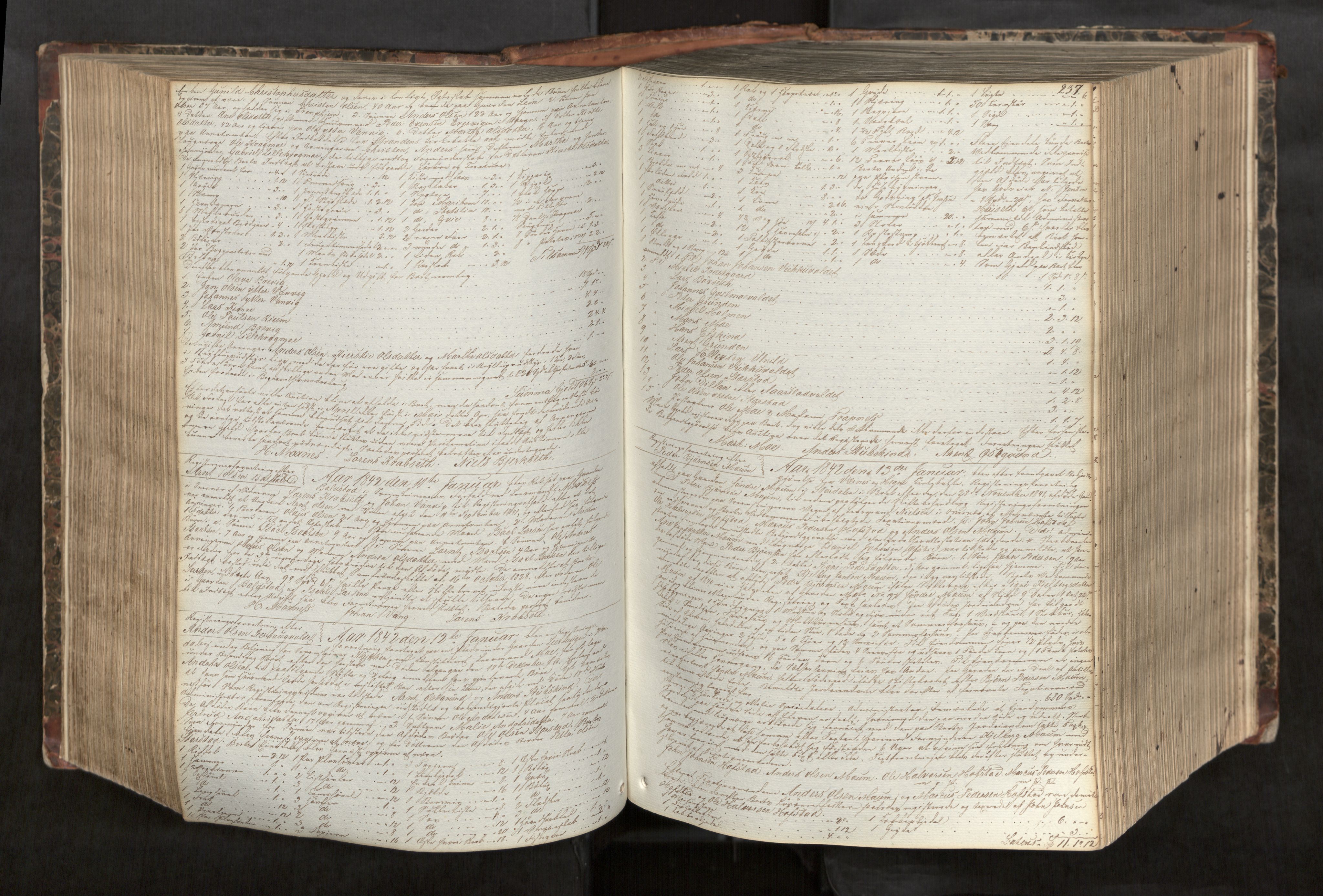Stjør- og Verdal sorenskriveri, AV/SAT-A-4167/1/3/3Ca/L0002: Skifteregistreringsprotokoll, 1837-1849, s. 237