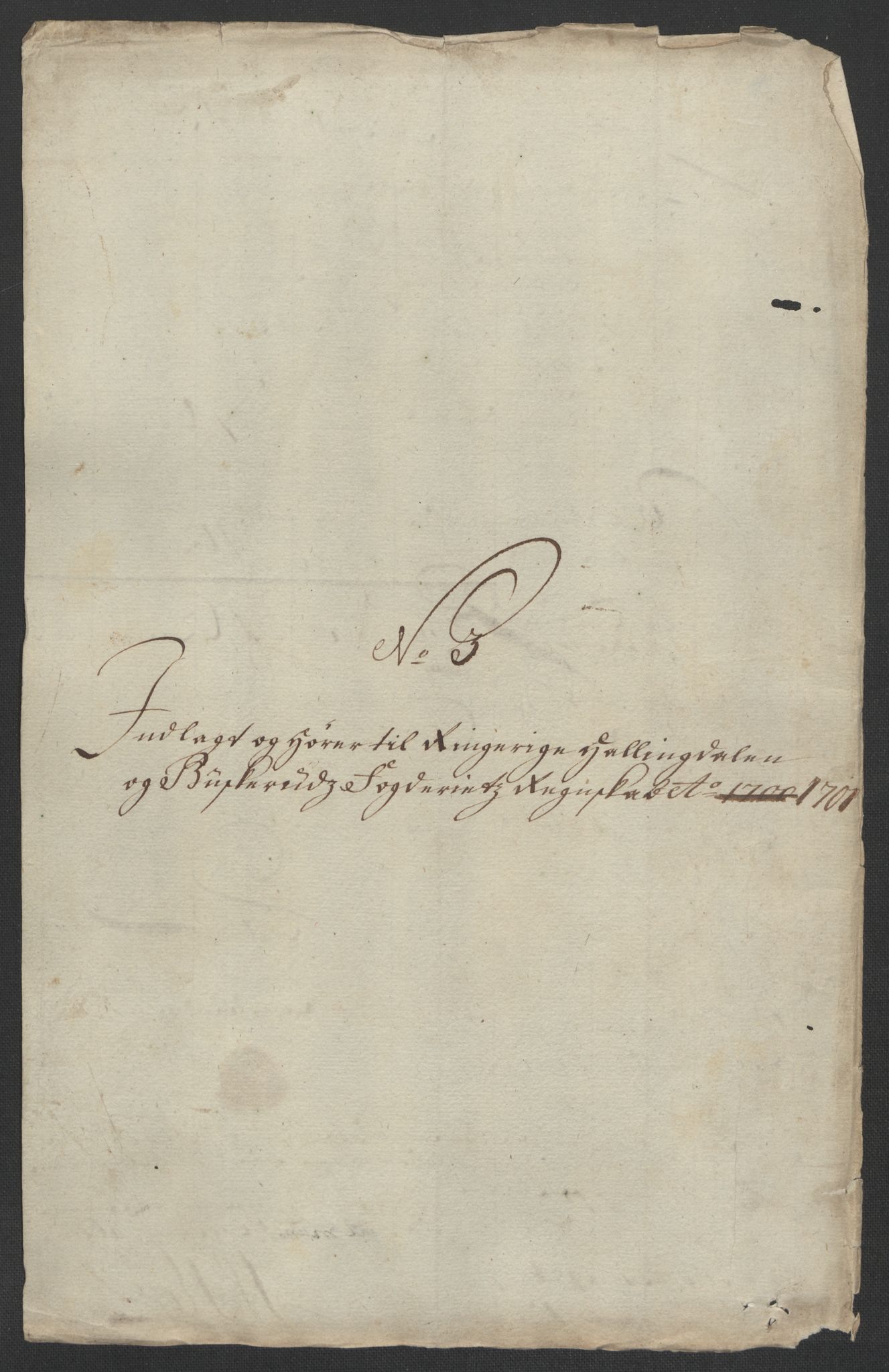 Rentekammeret inntil 1814, Reviderte regnskaper, Fogderegnskap, RA/EA-4092/R22/L1458: Fogderegnskap Ringerike, Hallingdal og Buskerud, 1701, s. 256