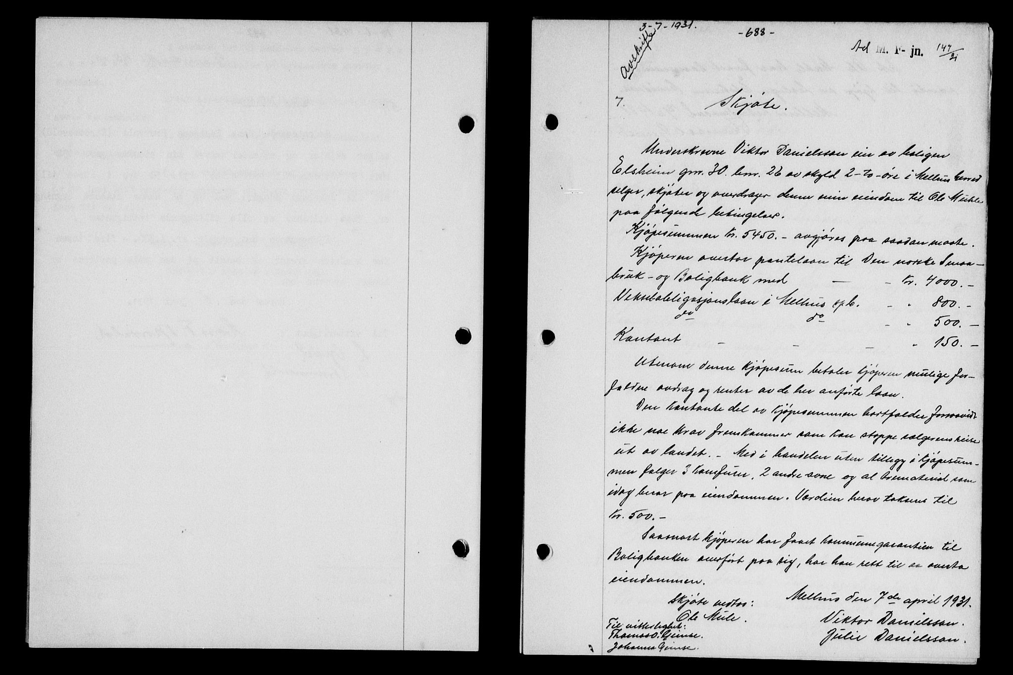 Gauldal sorenskriveri, SAT/A-0014/1/2/2C/L0041: Pantebok nr. 42-43, 1930-1931, Tingl.dato: 03.07.1931