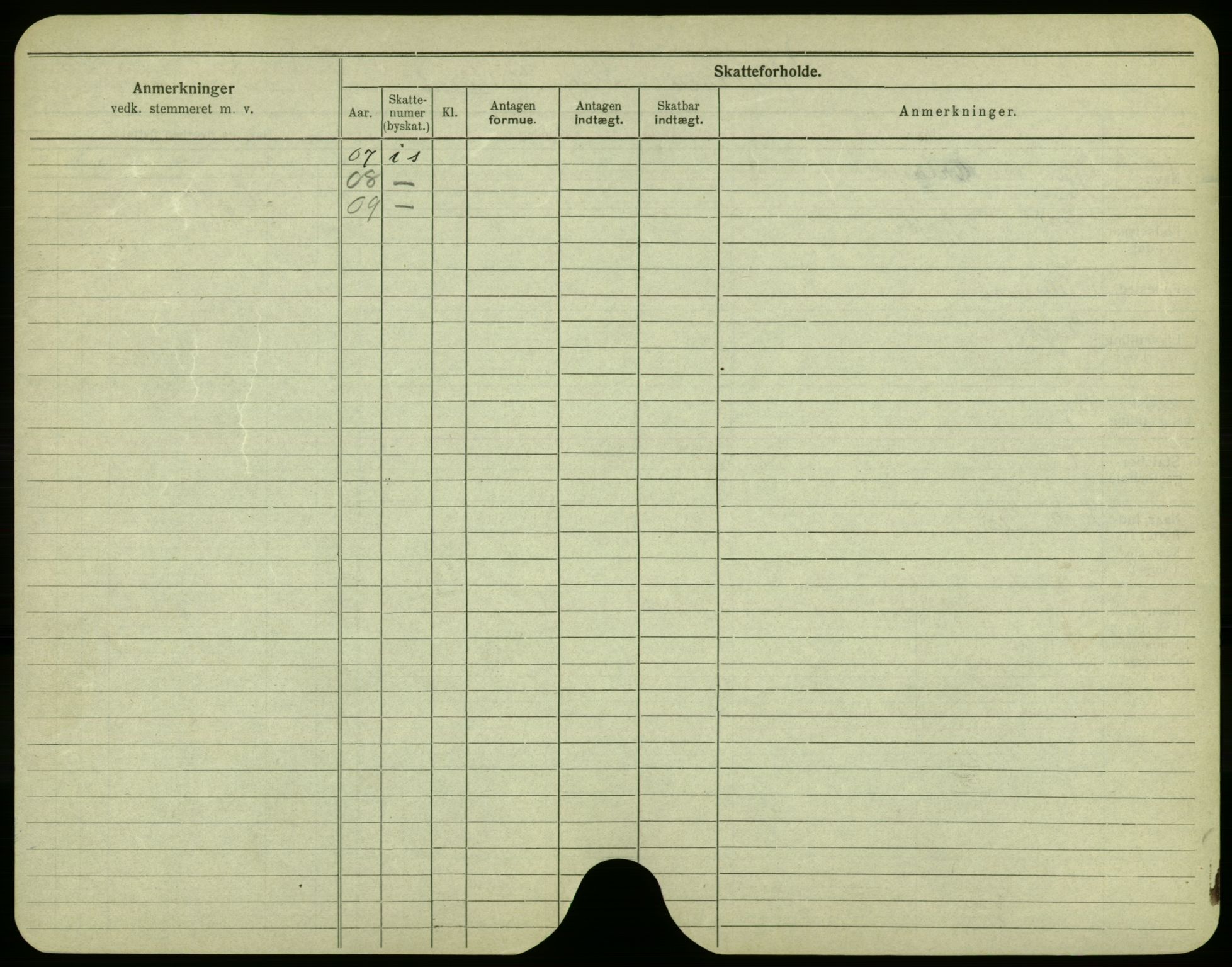 Oslo folkeregister, Registerkort, SAO/A-11715/F/Fa/Fac/L0005: Menn, 1906-1914, s. 1001b