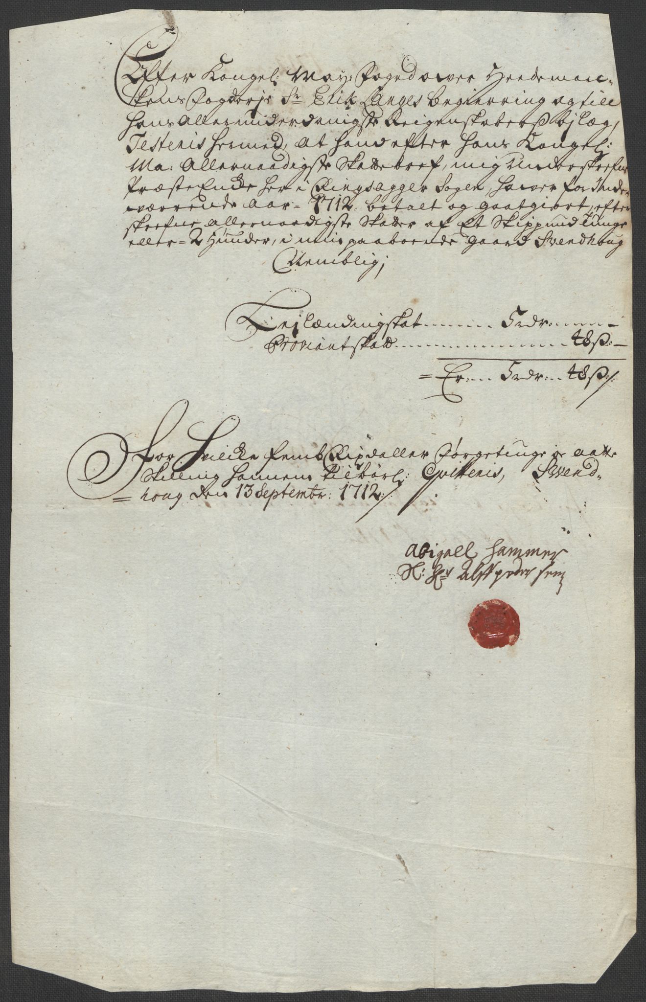 Rentekammeret inntil 1814, Reviderte regnskaper, Fogderegnskap, AV/RA-EA-4092/R16/L1049: Fogderegnskap Hedmark, 1712, s. 268