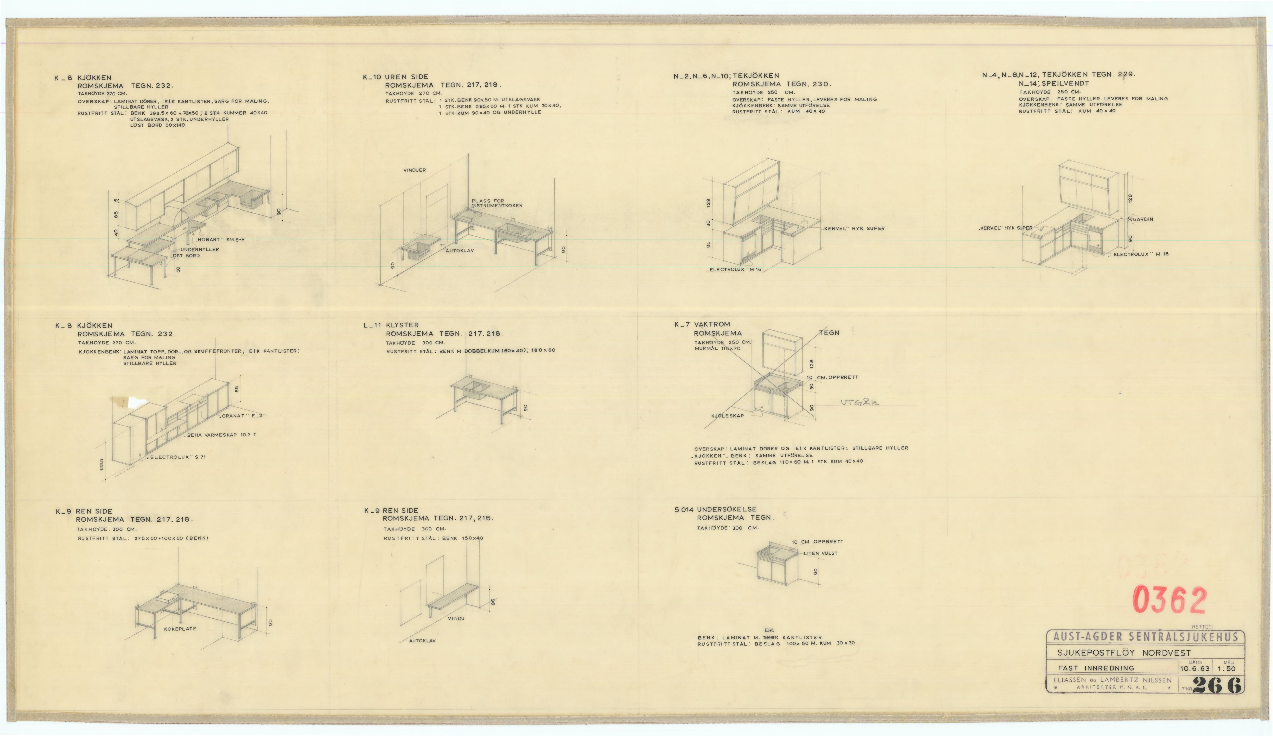 Eliassen og Lambertz-Nilssen Arkitekter, AAKS/PA-2983/T/T01/L0002: Tegningskogger 0362, 1960-1966, s. 12