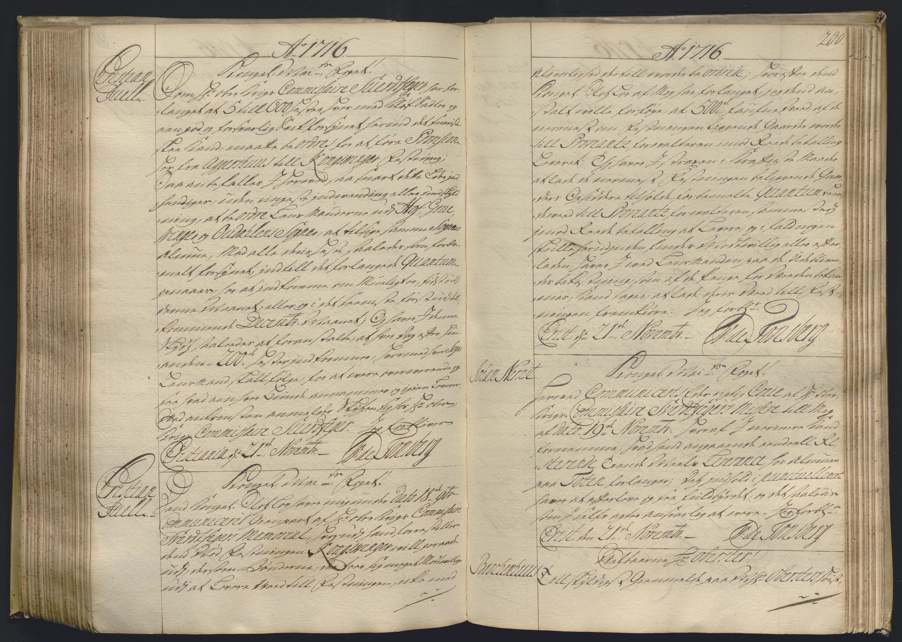 Kristiania stiftamt, AV/SAO-A-10386/B/Ba/L0004: Kopibok, 1715-1717, s. 199b-200a