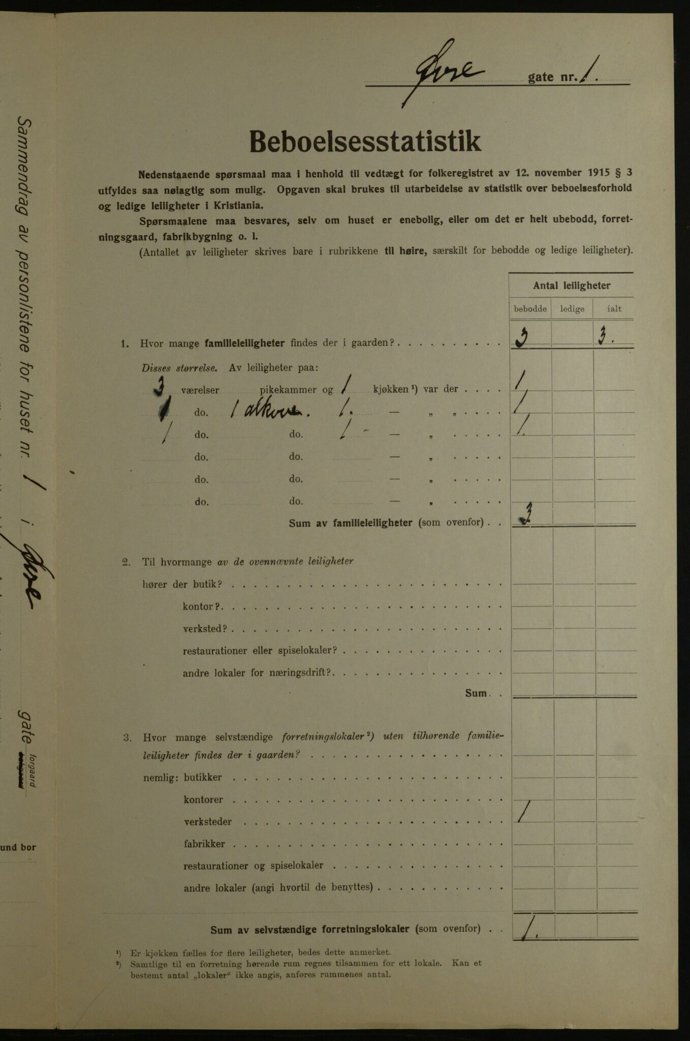 OBA, Kommunal folketelling 1.12.1923 for Kristiania, 1923, s. 143036