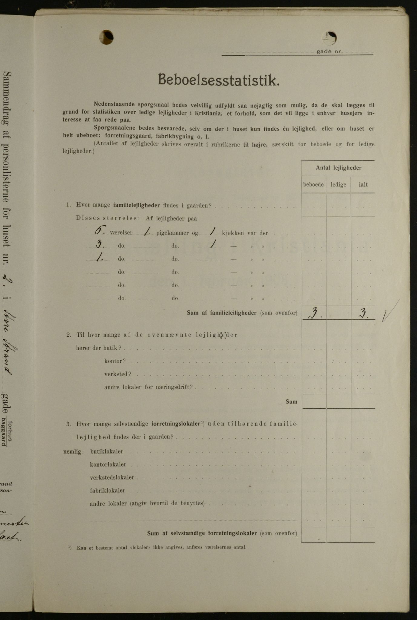 OBA, Kommunal folketelling 1.2.1908 for Kristiania kjøpstad, 1908, s. 92402