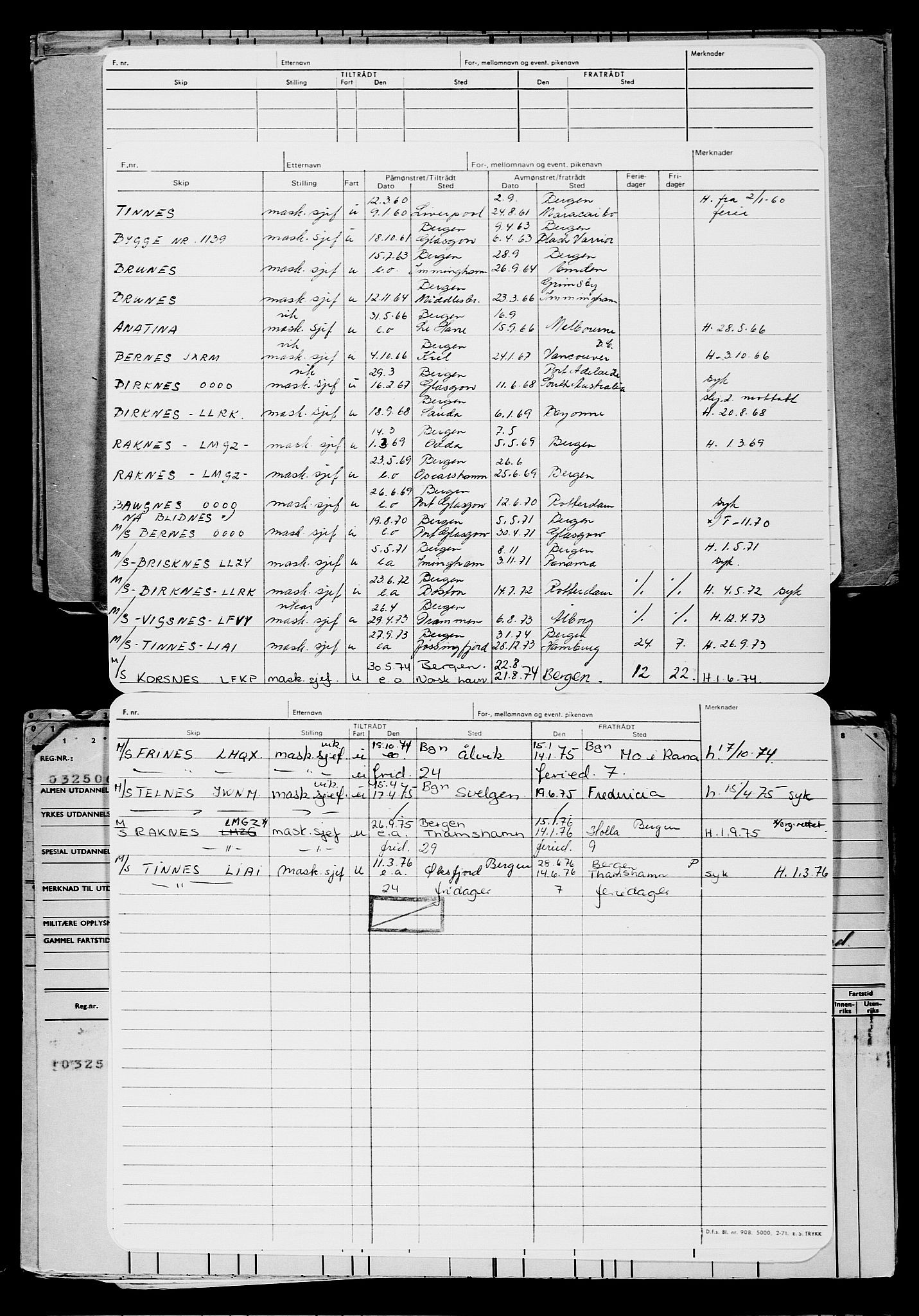 Direktoratet for sjømenn, AV/RA-S-3545/G/Gb/L0138: Hovedkort, 1916, s. 545