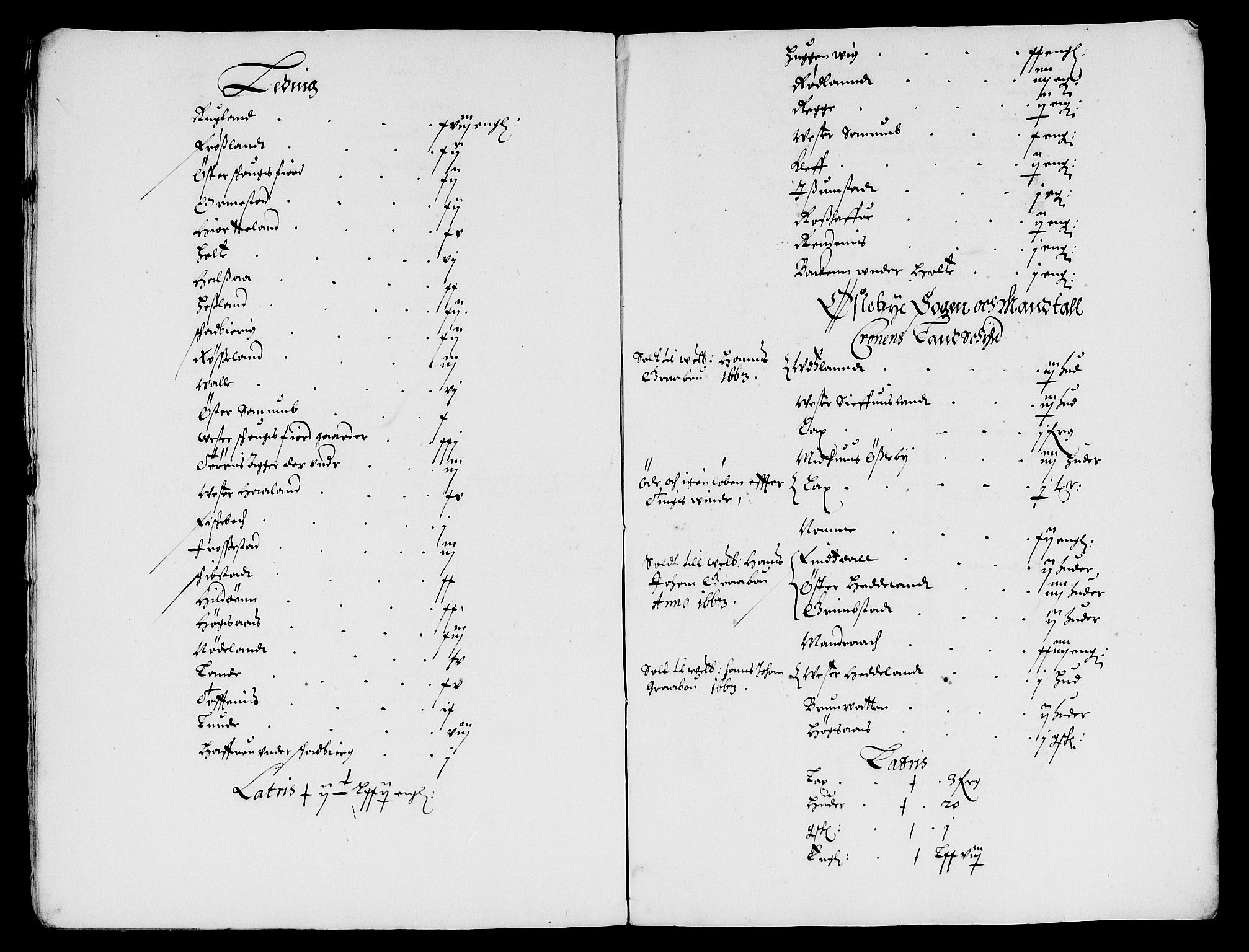 Rentekammeret inntil 1814, Reviderte regnskaper, Lensregnskaper, AV/RA-EA-5023/R/Rb/Rbq/L0053: Nedenes len. Mandals len. Råbyggelag. Laksefisket i Mandals len., 1629-1663