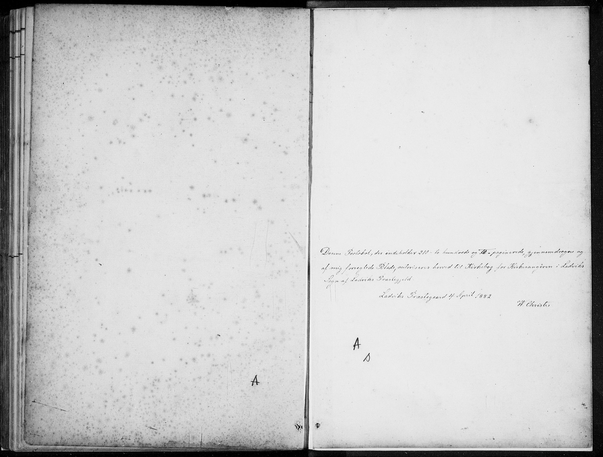 Lavik sokneprestembete, SAB/A-80901: Klokkerbok nr. A 2, 1882-1910