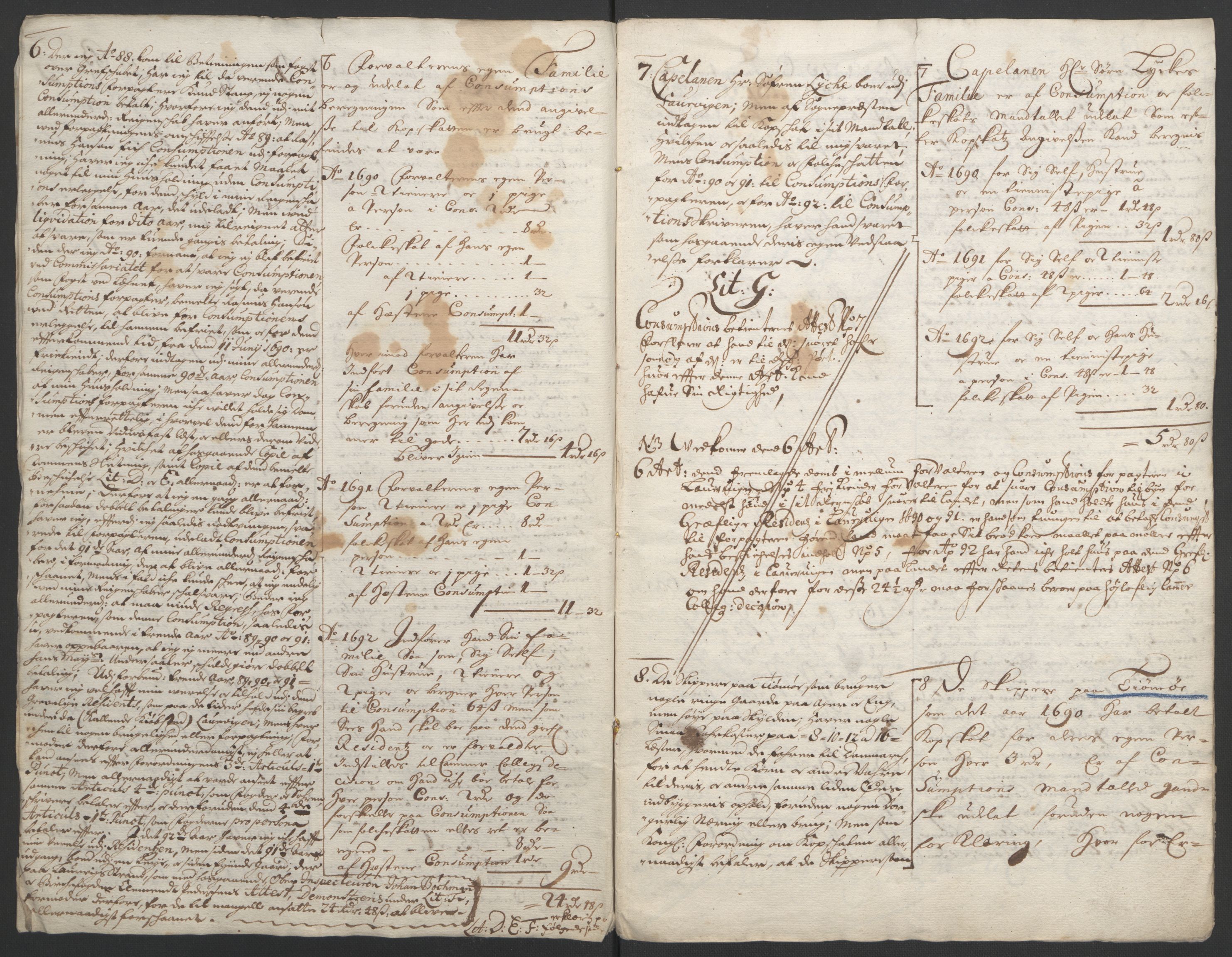 Rentekammeret inntil 1814, Reviderte regnskaper, Fogderegnskap, AV/RA-EA-4092/R33/L1973: Fogderegnskap Larvik grevskap, 1692, s. 239
