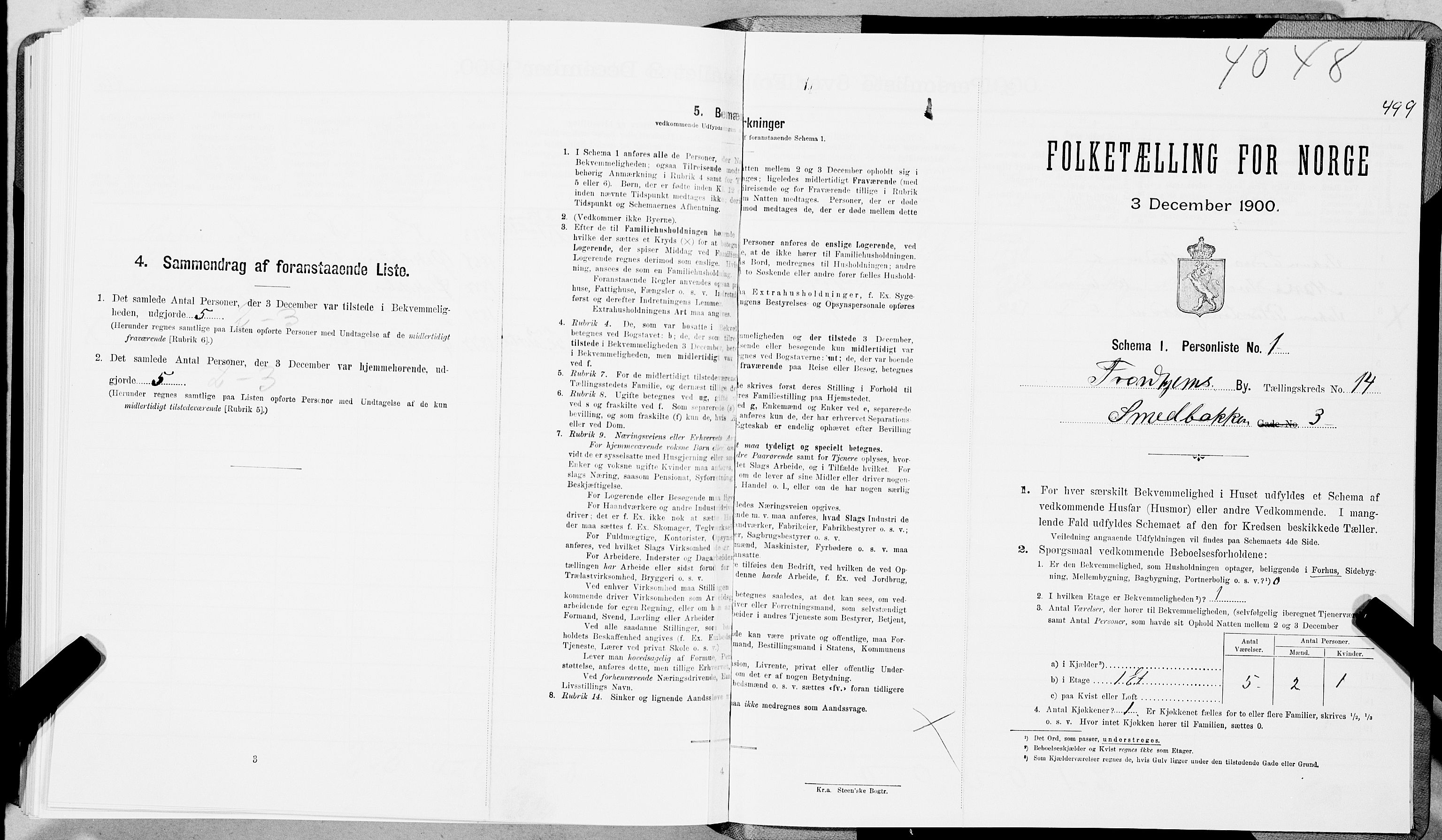 SAT, Folketelling 1900 for 1601 Trondheim kjøpstad, 1900, s. 2531