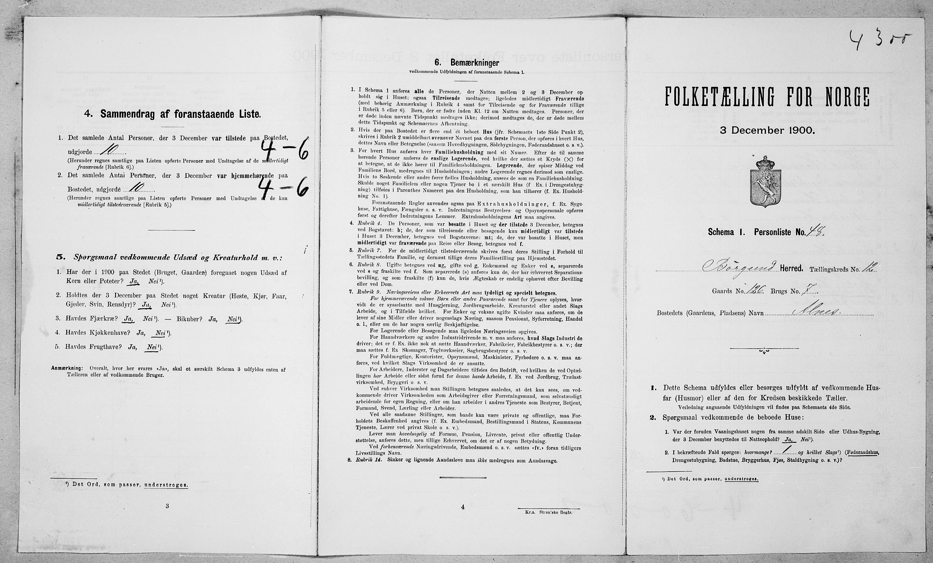 SAT, Folketelling 1900 for 1531 Borgund herred, 1900, s. 1366